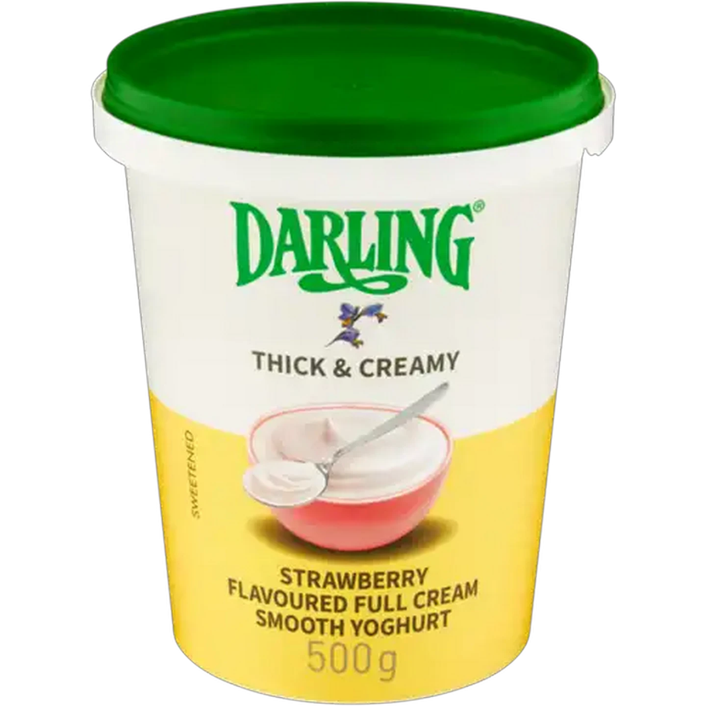 Image of Darling Thick & Creamy Strawberry Flavoured Full Cream Smooth Yoghurt 500g
