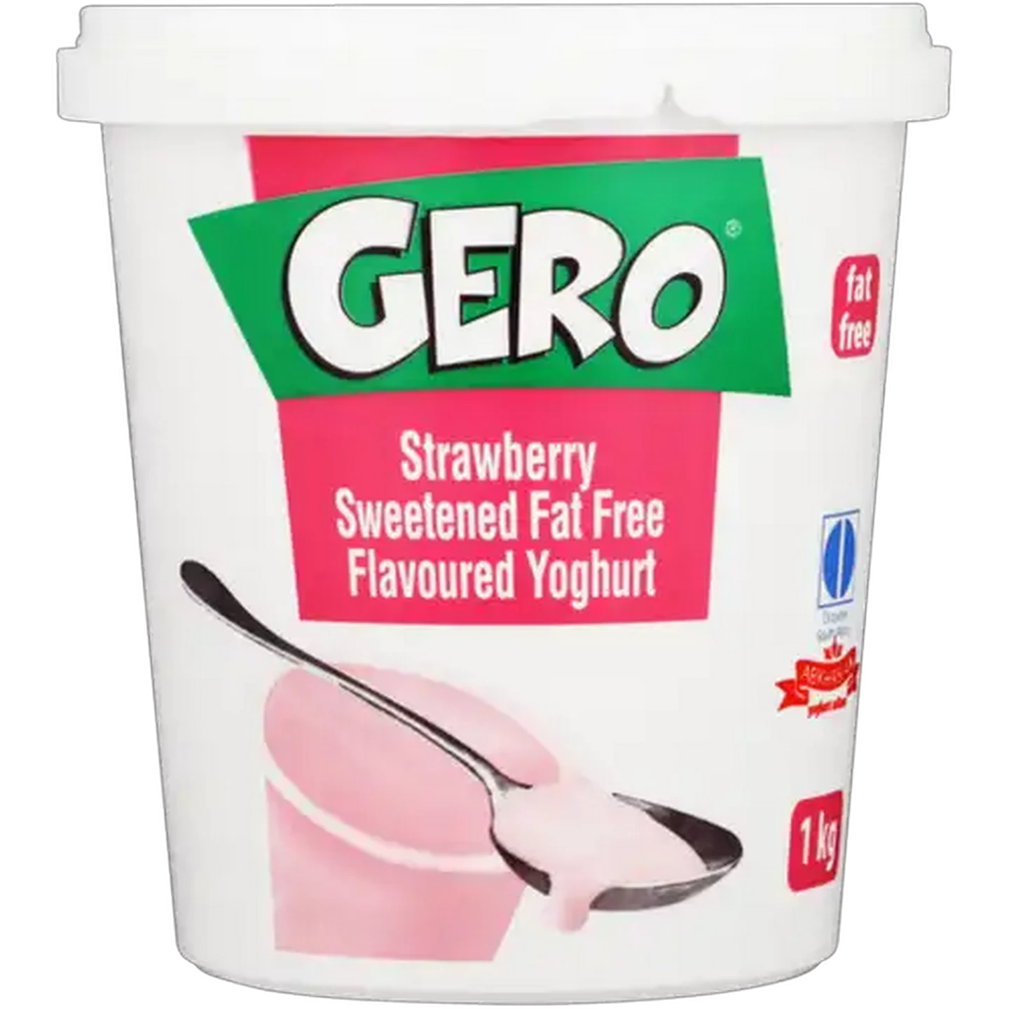 Image of Gero Fat Free Strawberry Flavoured Yoghurt 1kg