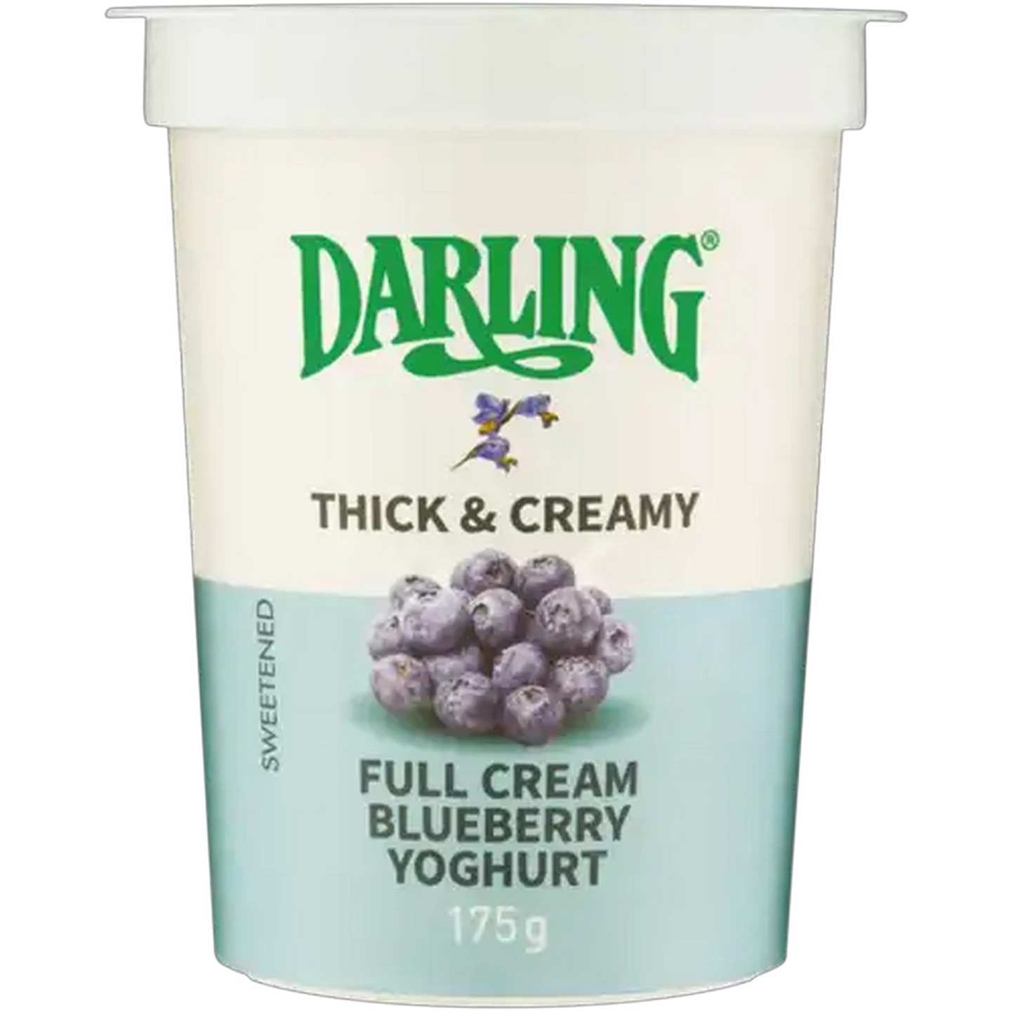 Image of Darling Thick & Creamy Blueberry Full Cream Yoghurt 175g