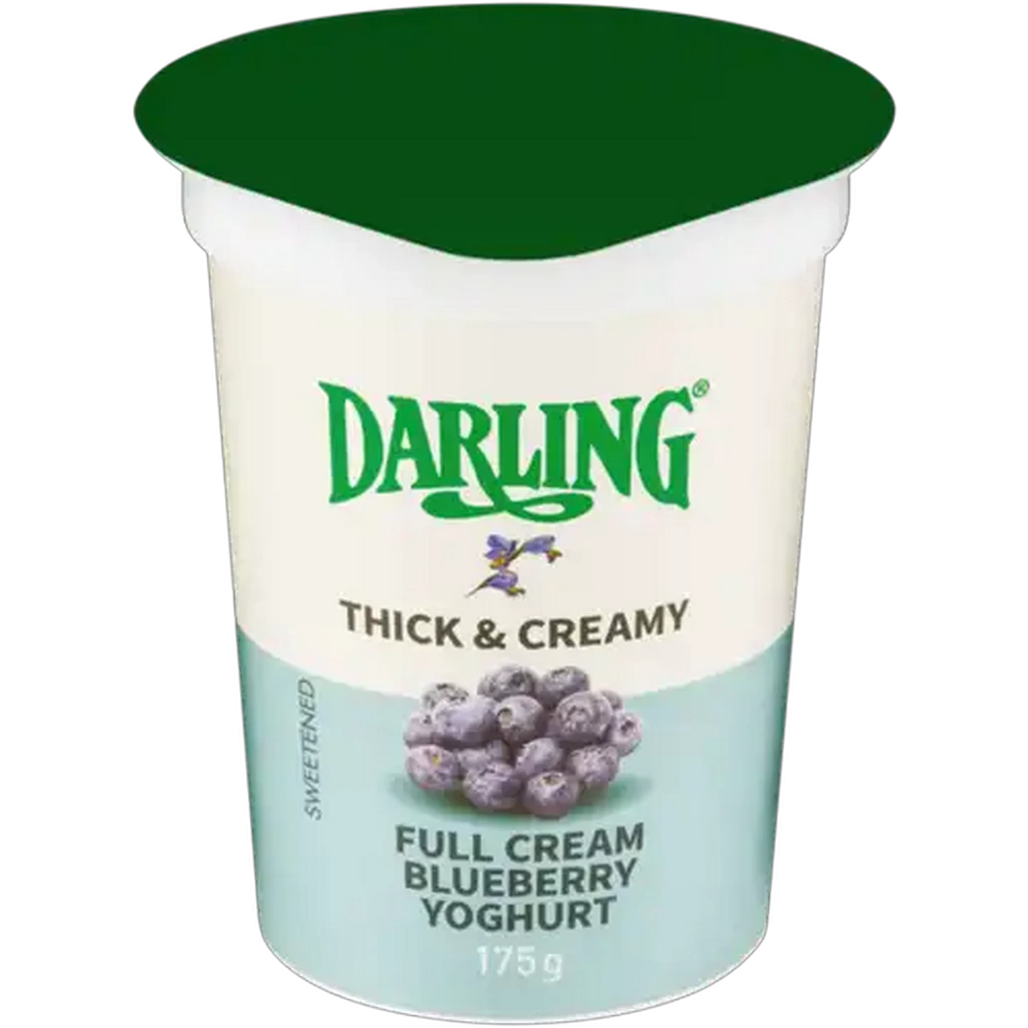 Image of Darling Thick & Creamy Blueberry Full Cream Yoghurt 175g