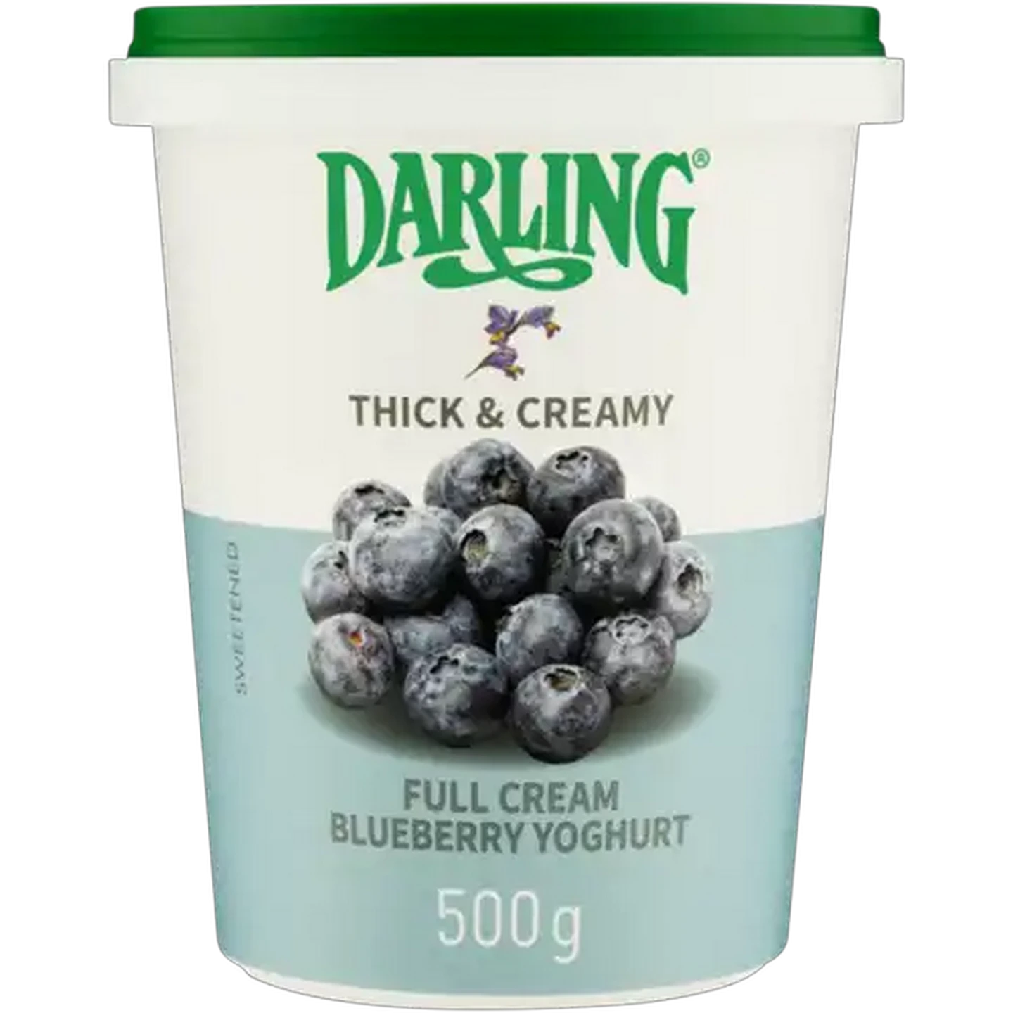 Image of Darling Thick & Creamy Blueberry Full Cream Yoghurt 500g