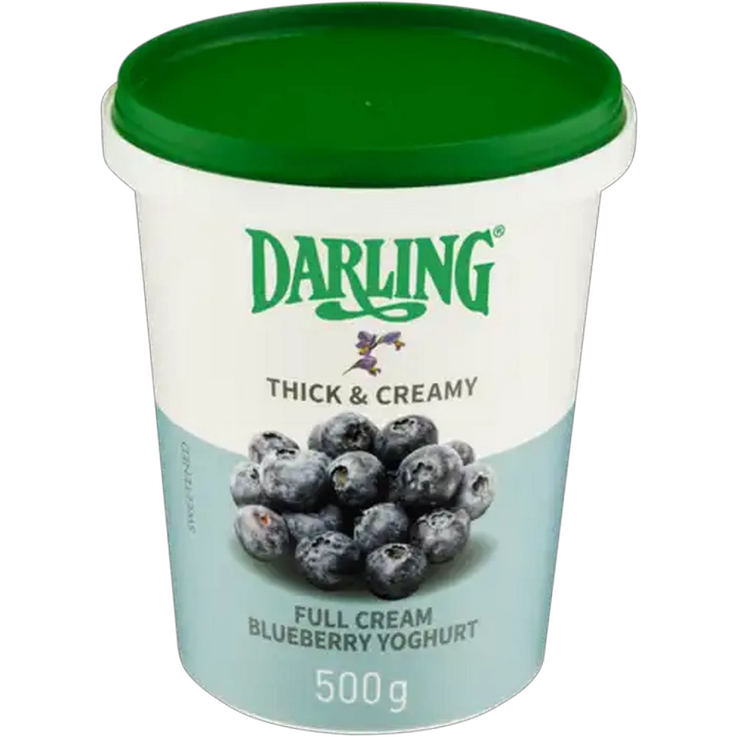 Image of Darling Thick & Creamy Blueberry Full Cream Yoghurt 500g