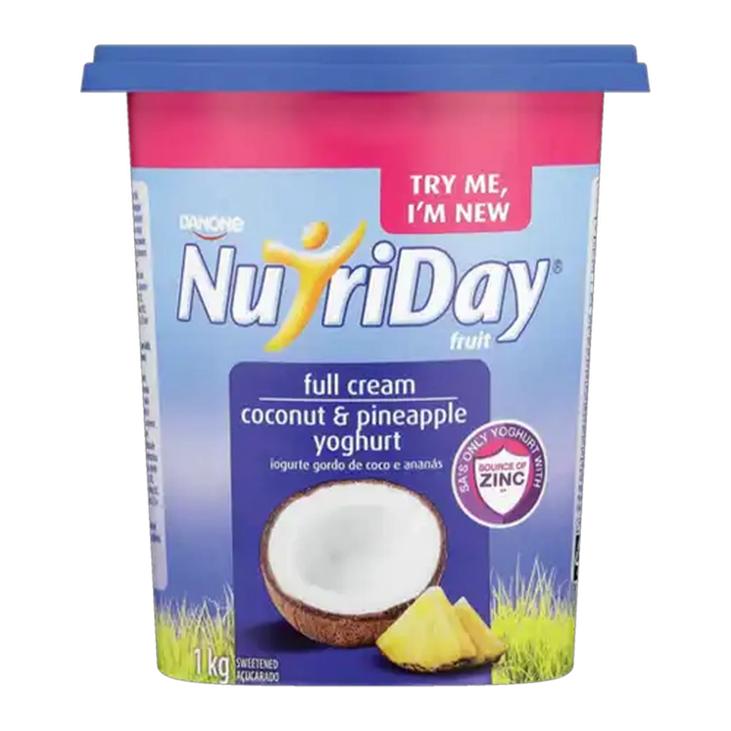 Image of Danone NutriDay Coconut & Pineapple Flavoured Full Cream Yoghurt 1kg