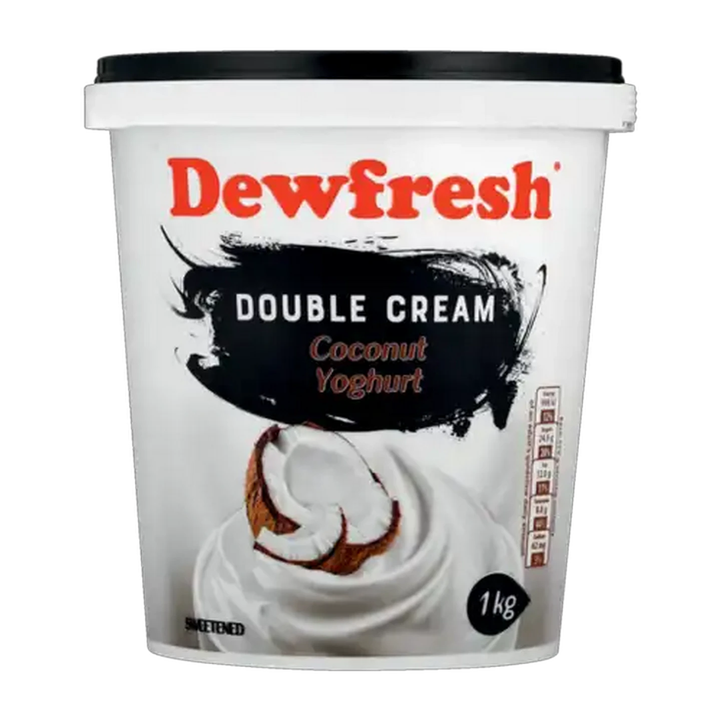Image of Dewfresh Coconut Flavoured Double Cream Yoghurt 1kg