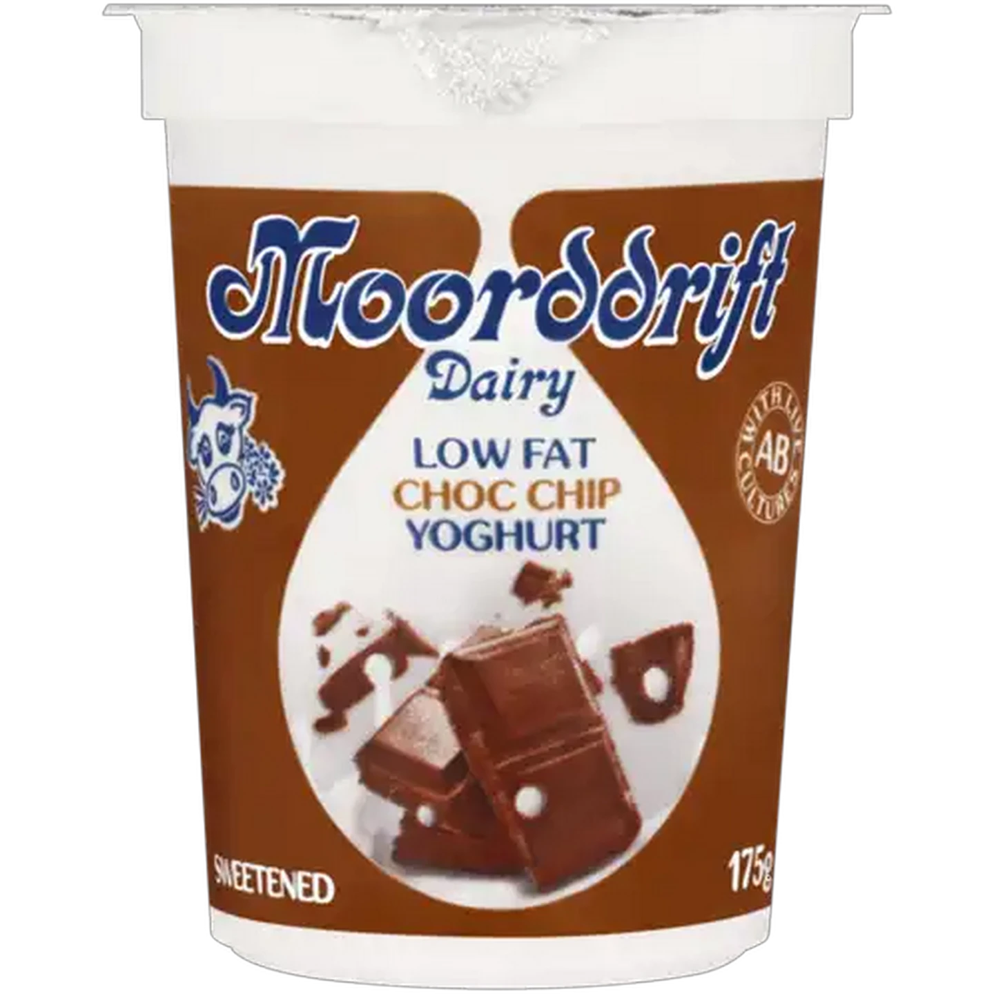 Image of Moorddrift Dairy Choc Chip Low Fat Yoghurt 175g