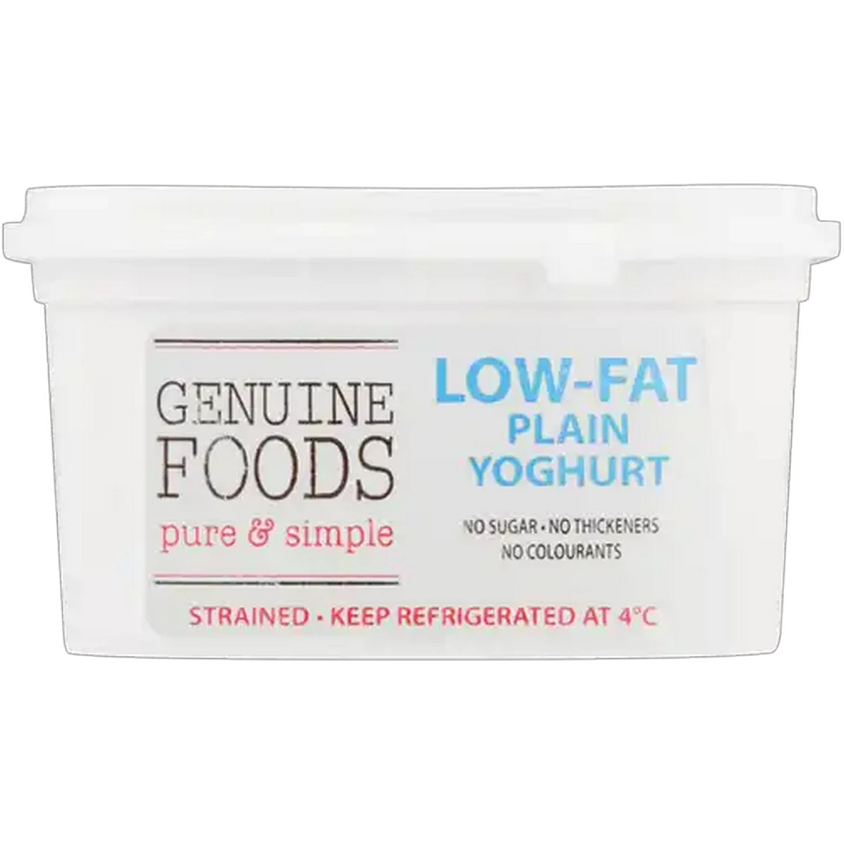 Checkers Sixty60 | Genuine Foods Plain Flavoured Low Fat Yoghurt