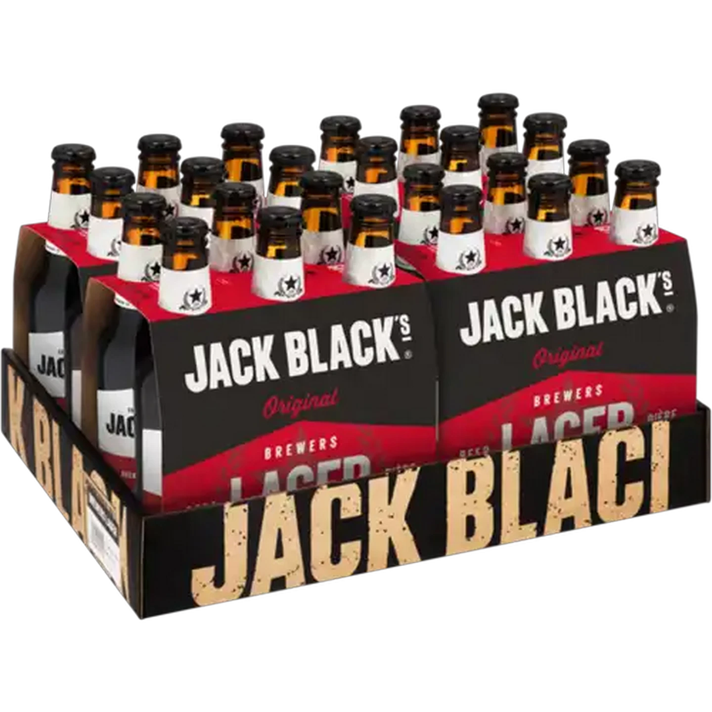 Image of Jack Black's Brewer's Lager Beer Bottles 24 x 330ml