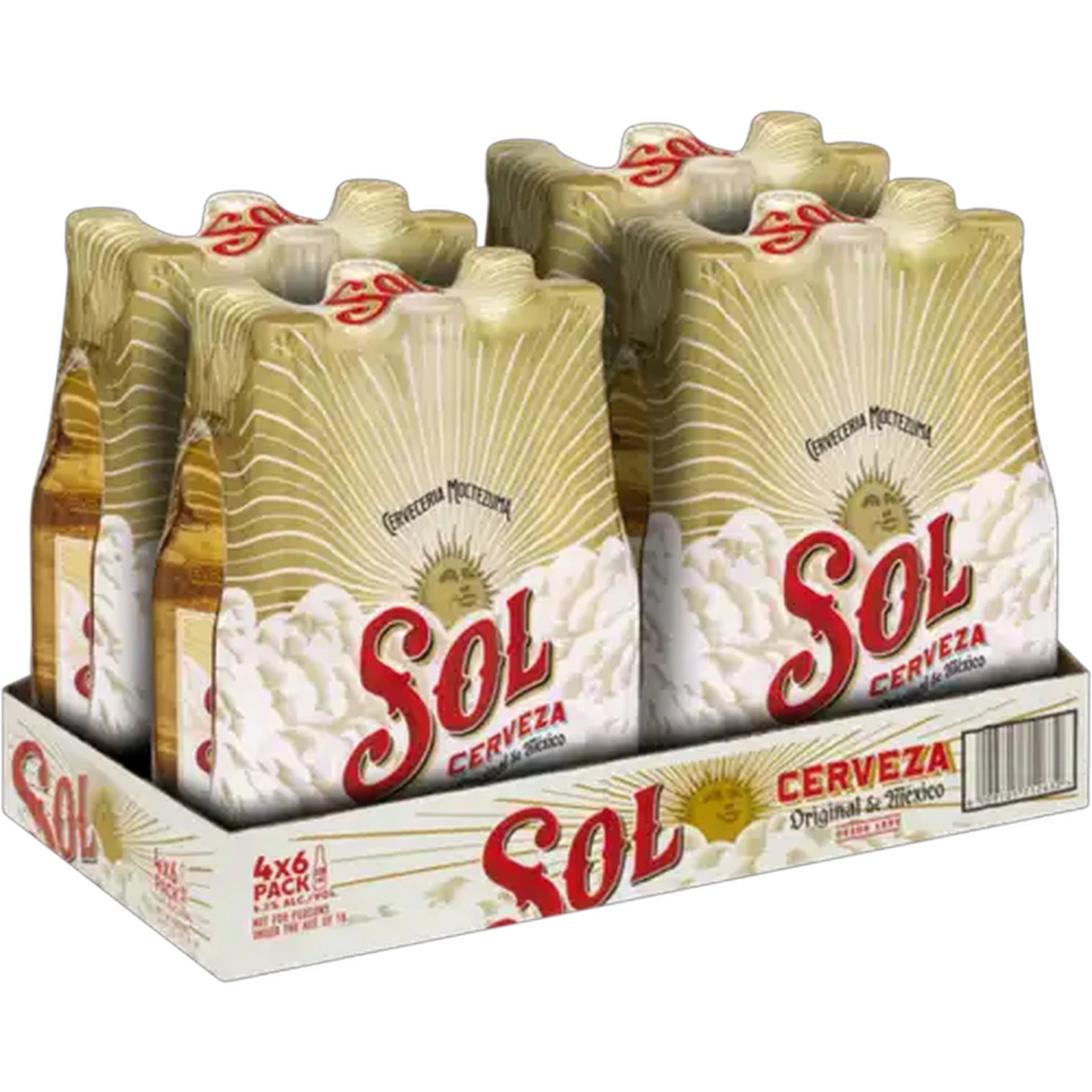 Image of Sol Premium Lager Beer Bottles 24 x 330ml
