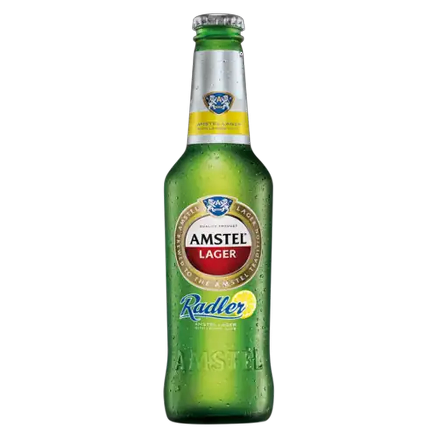 Image of Amstel Lager Radler Beer With Lemon Juice Bottle 330ml
