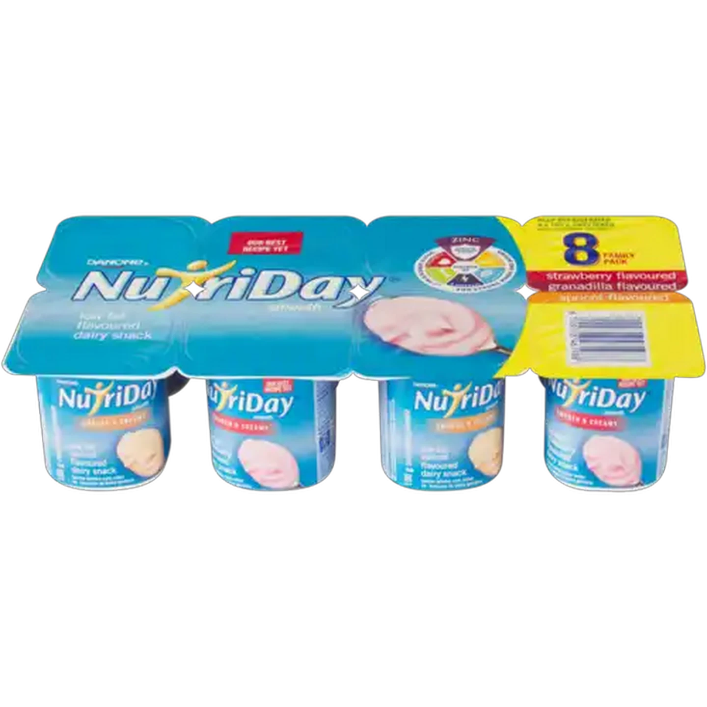 Image of Danone NutriDay Low Fat Dairy Snack Mix Pack 8 x 100g