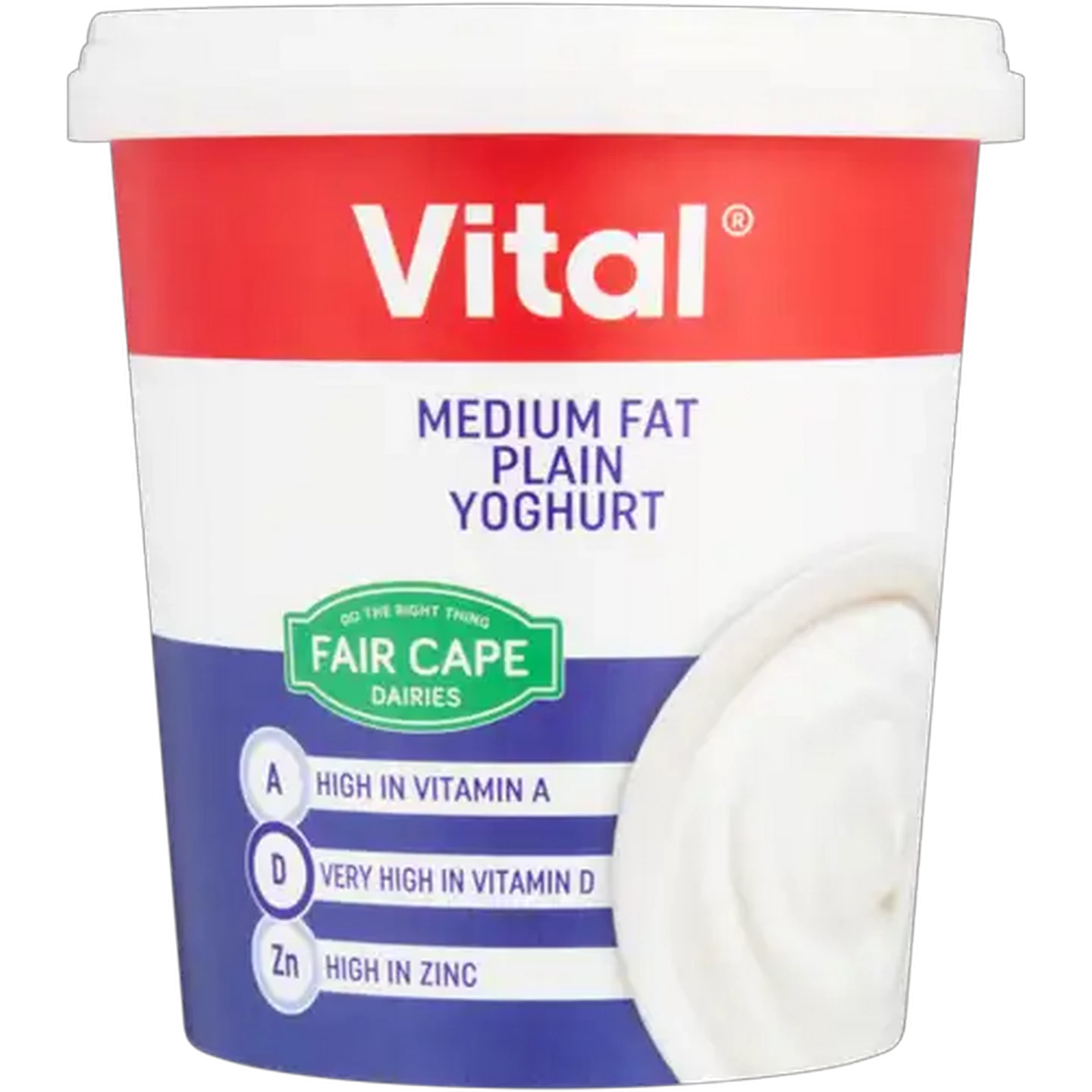 Image of Fair Cape Dairies Vital Plain Medium Fat Yoghurt 1kg