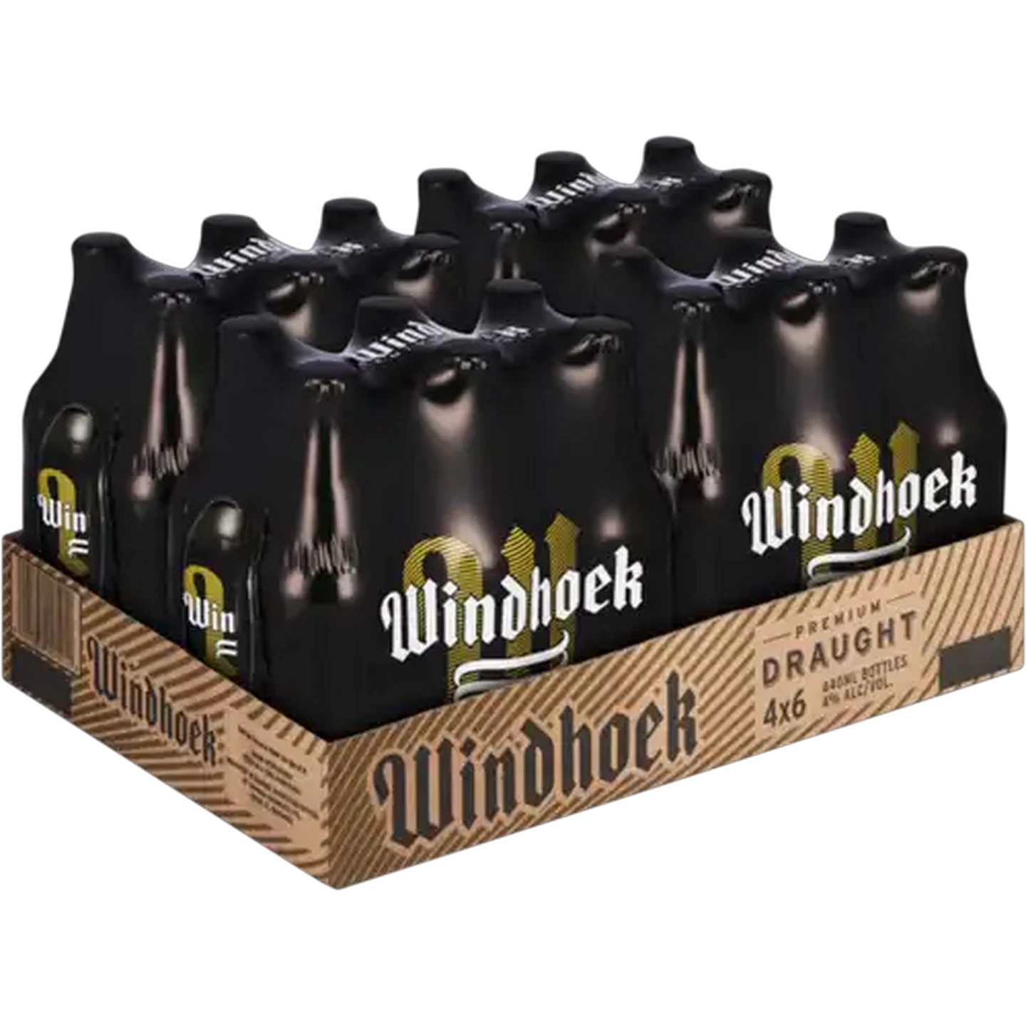 Image of Windhoek Premium Draught Beer Bottles 24 x 440ml