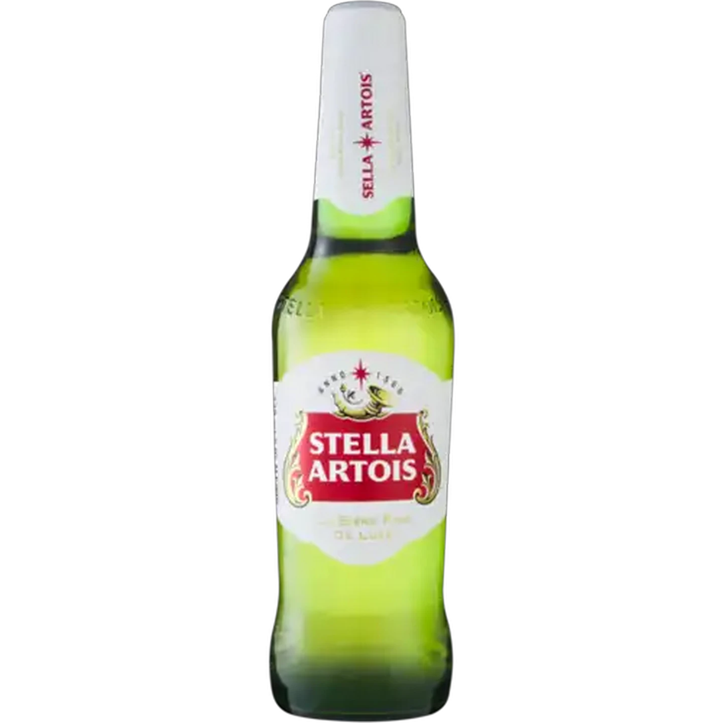 Image of Stella Artois Pure Malt Lager Beer Bottle 330ml
