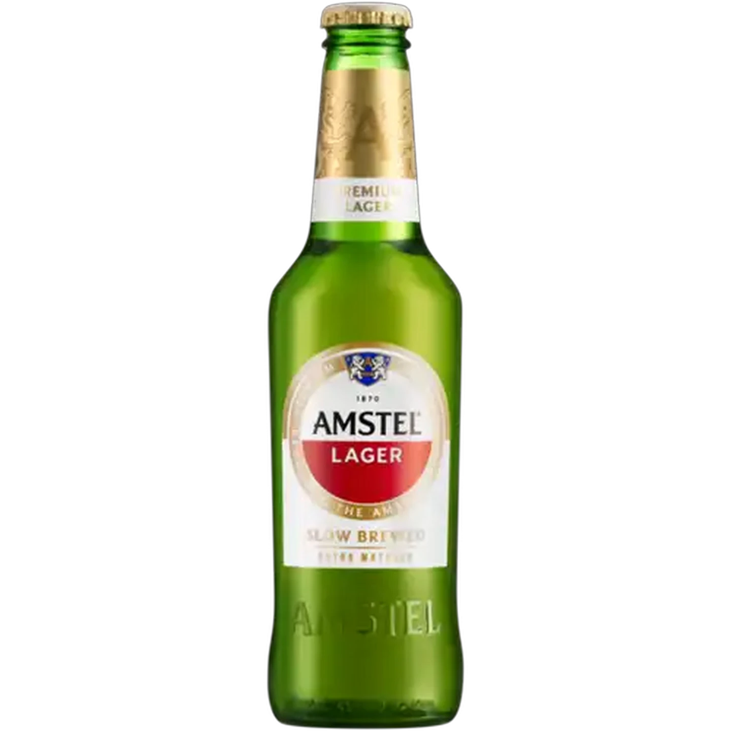 Image of Amstel Premium Lager Beer Bottle 330ml