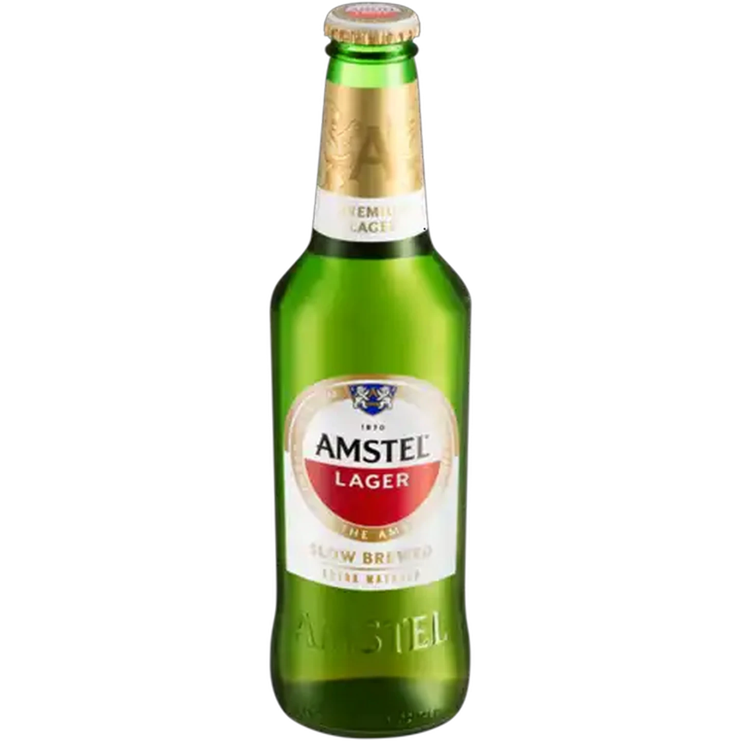 Image of Amstel Premium Lager Beer Bottle 330ml
