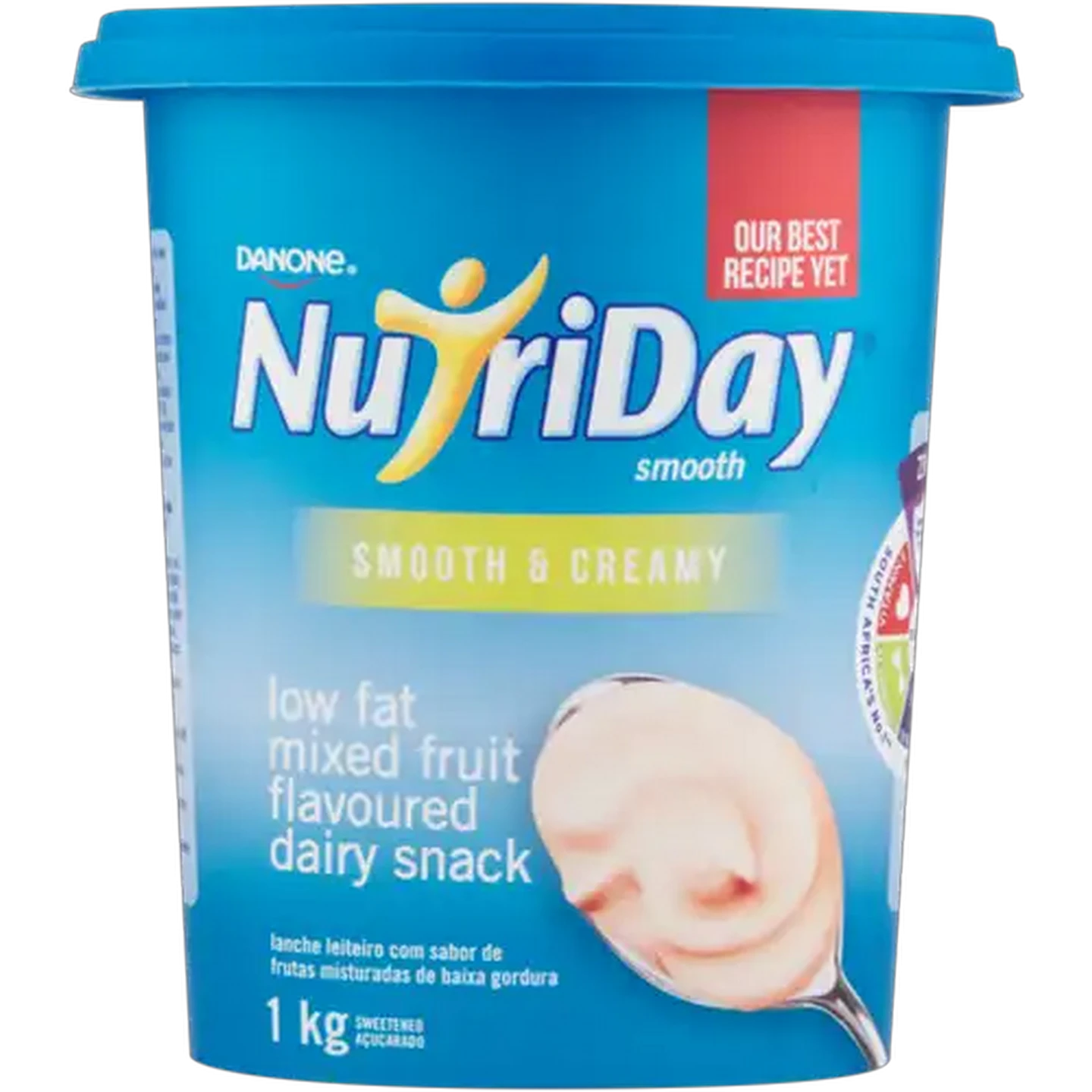 Image of Danone NutriDay Mooth & Creamy Mixed Fruit Flavoured Low Fat Dairy Snack 1kg