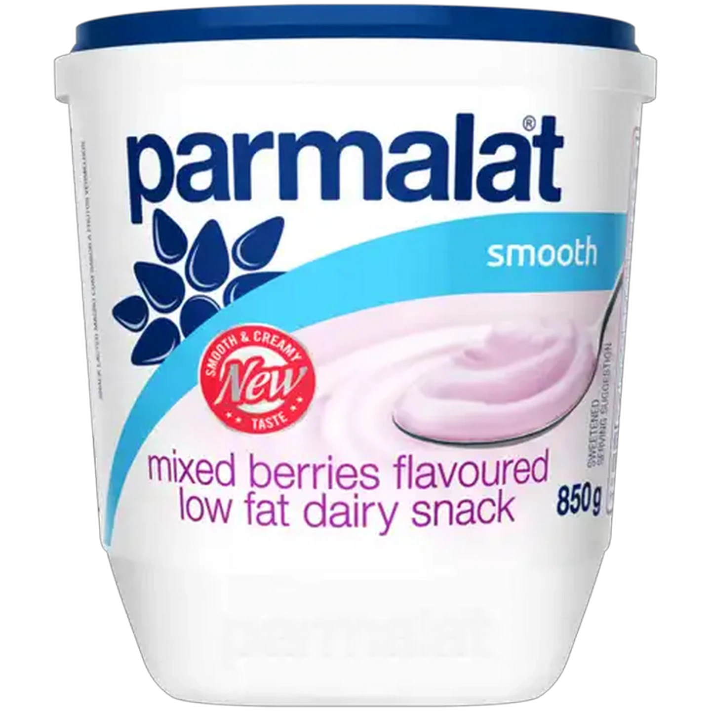 Image of Parmalat Smooth Mixed Berry Flavoured Low Fat Dairy Snack 850g