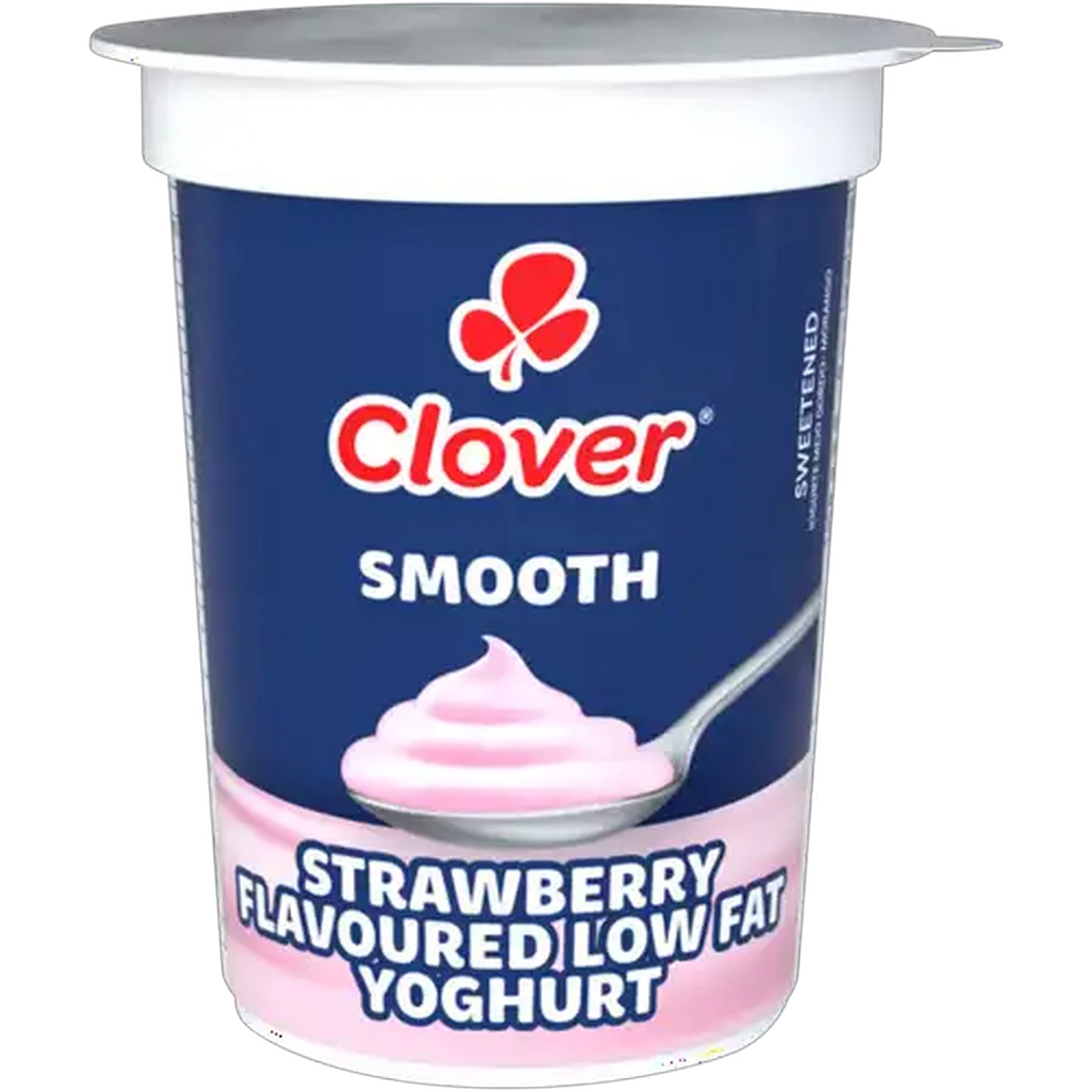 Image of Clover Strawberry Flavoured Low Fat Smooth Yoghurt 150g