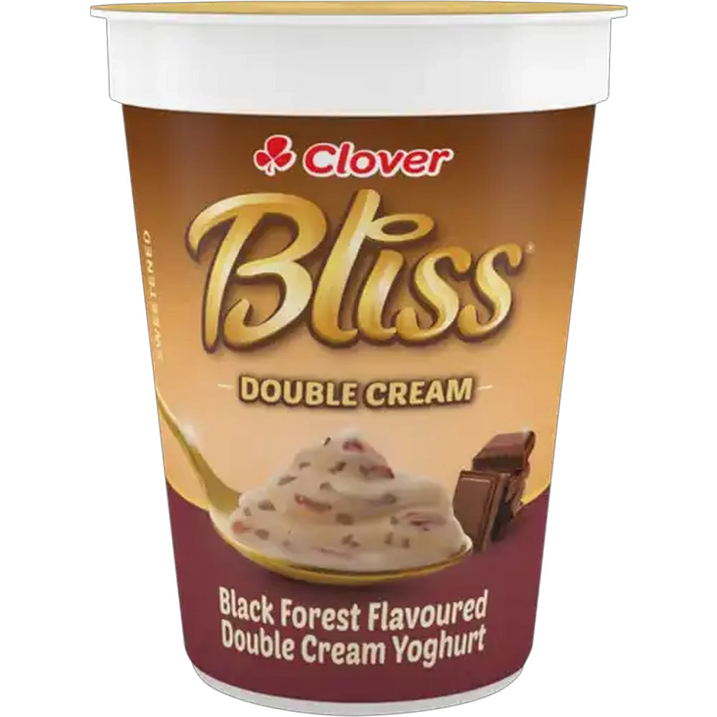 Image of Clover Bliss Black Forest Double Cream Yoghurt 150g