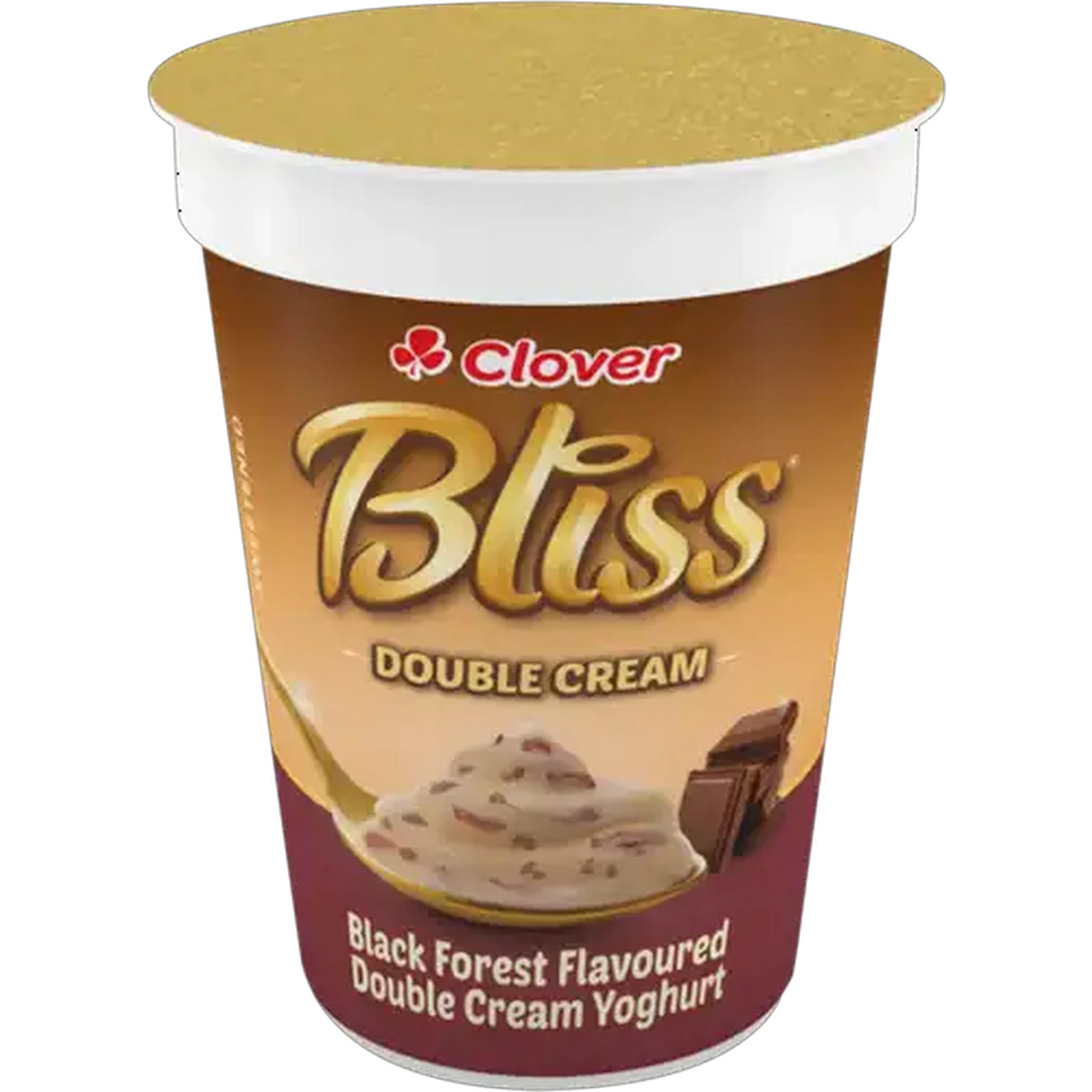 Image of Clover Bliss Black Forest Double Cream Yoghurt 150g