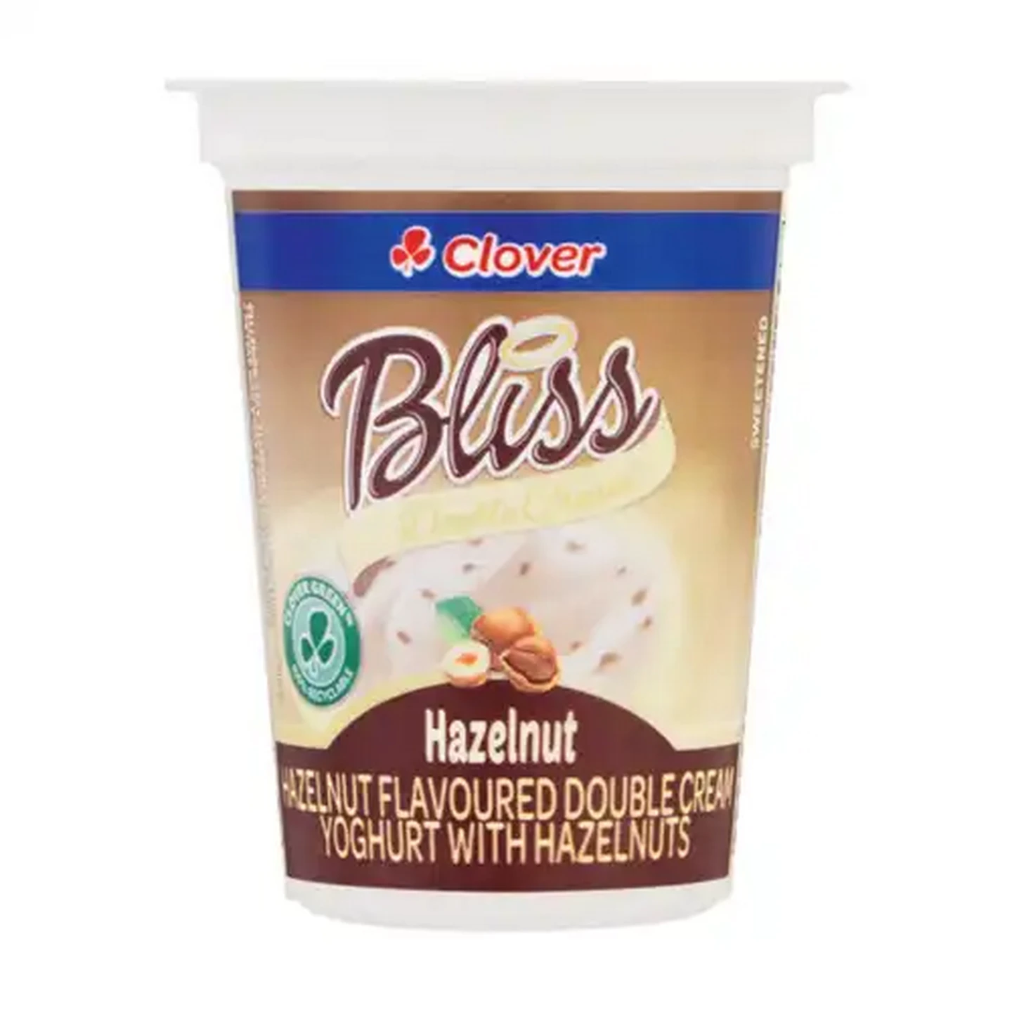 Image of Clover Bliss Hazelnut Double Cream Yoghurt 150g