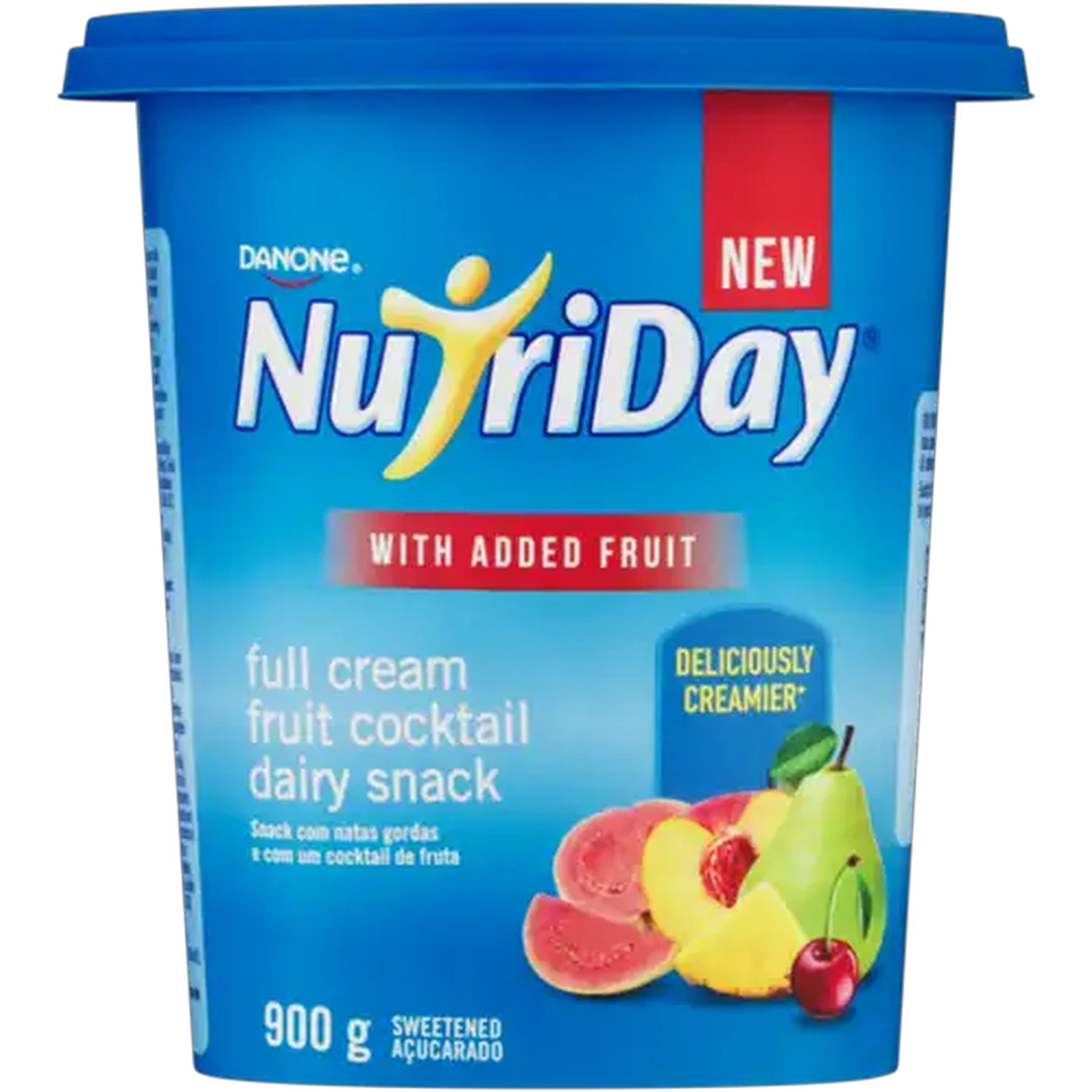 Image of Danone NutriDay Fruit Cocktail Full Cream Fruit Dairy Snack 900g