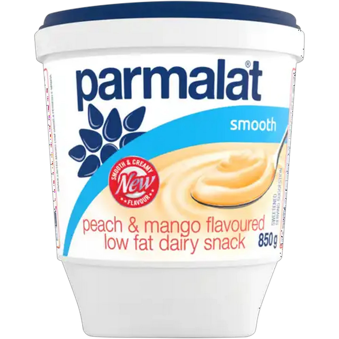 Image of Parmalat Peach & Mango Flavoured Smooth Low Fat Dairy Snack 850g