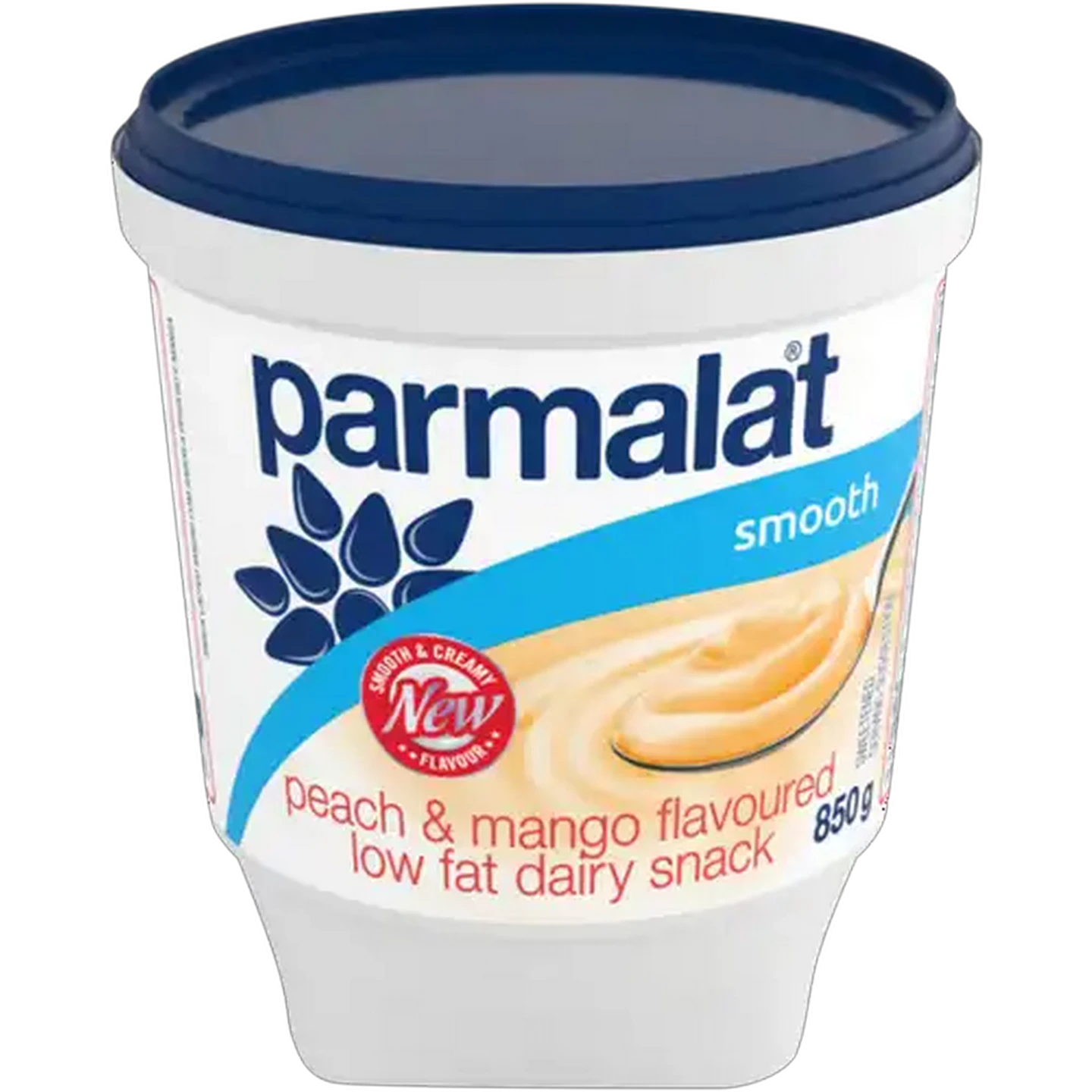 Image of Parmalat Peach & Mango Flavoured Smooth Low Fat Dairy Snack 850g