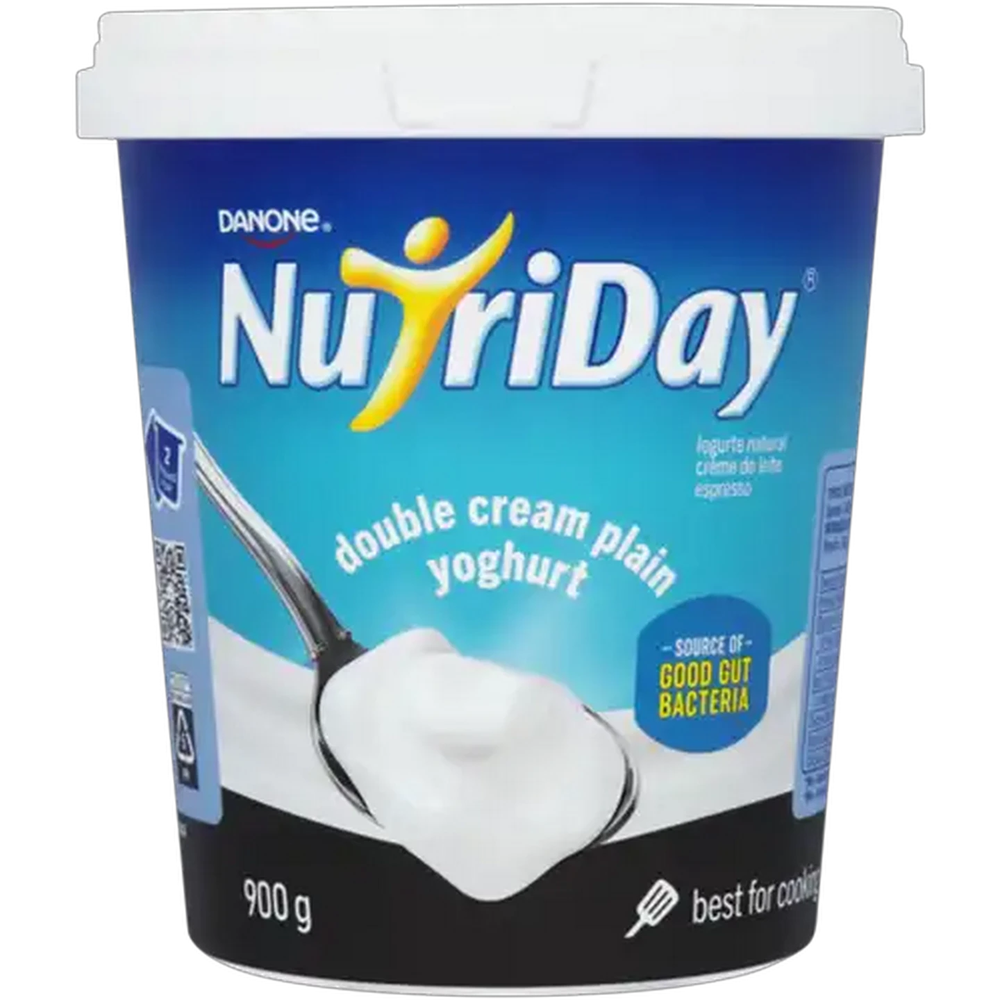 Image of Danone NutriDay Plain Double Cream Yoghurt 900g