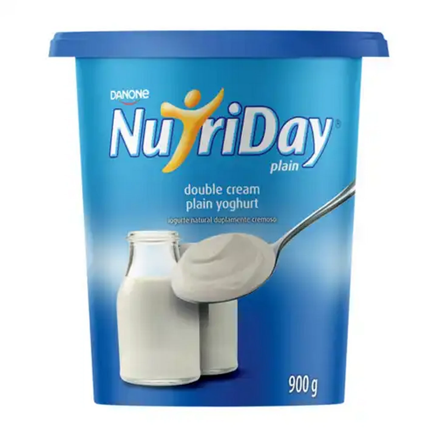 Image of Danone NutriDay Plain Double Cream Yoghurt 900g