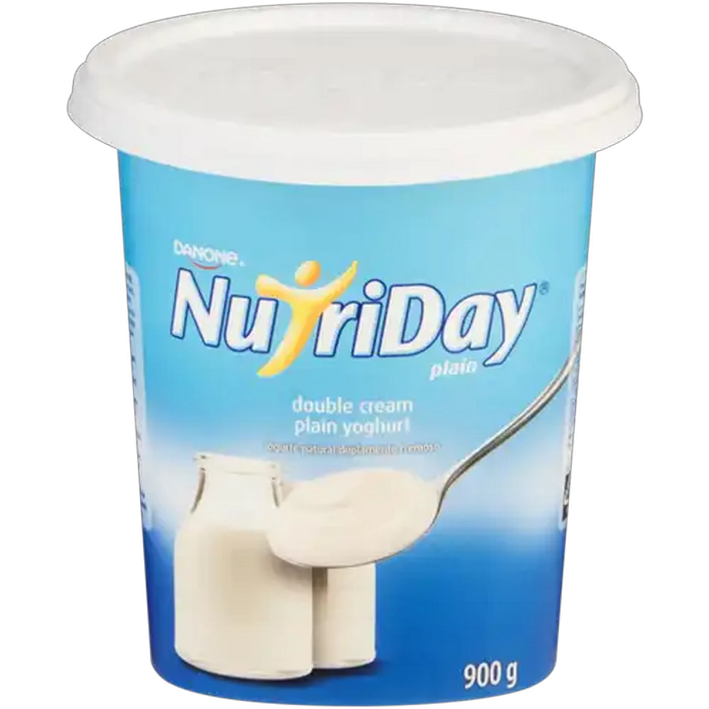 Image of Danone NutriDay Plain Double Cream Yoghurt 900g