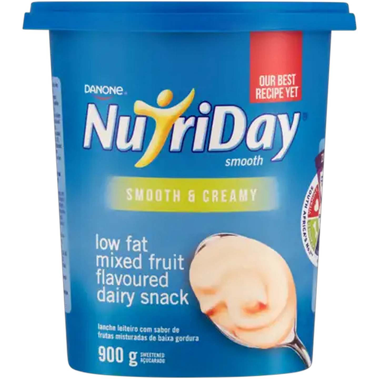 Image of Danone NutriDay Mixed Fruit Flavoured Low Fat Smooth Dairy Snack 900g