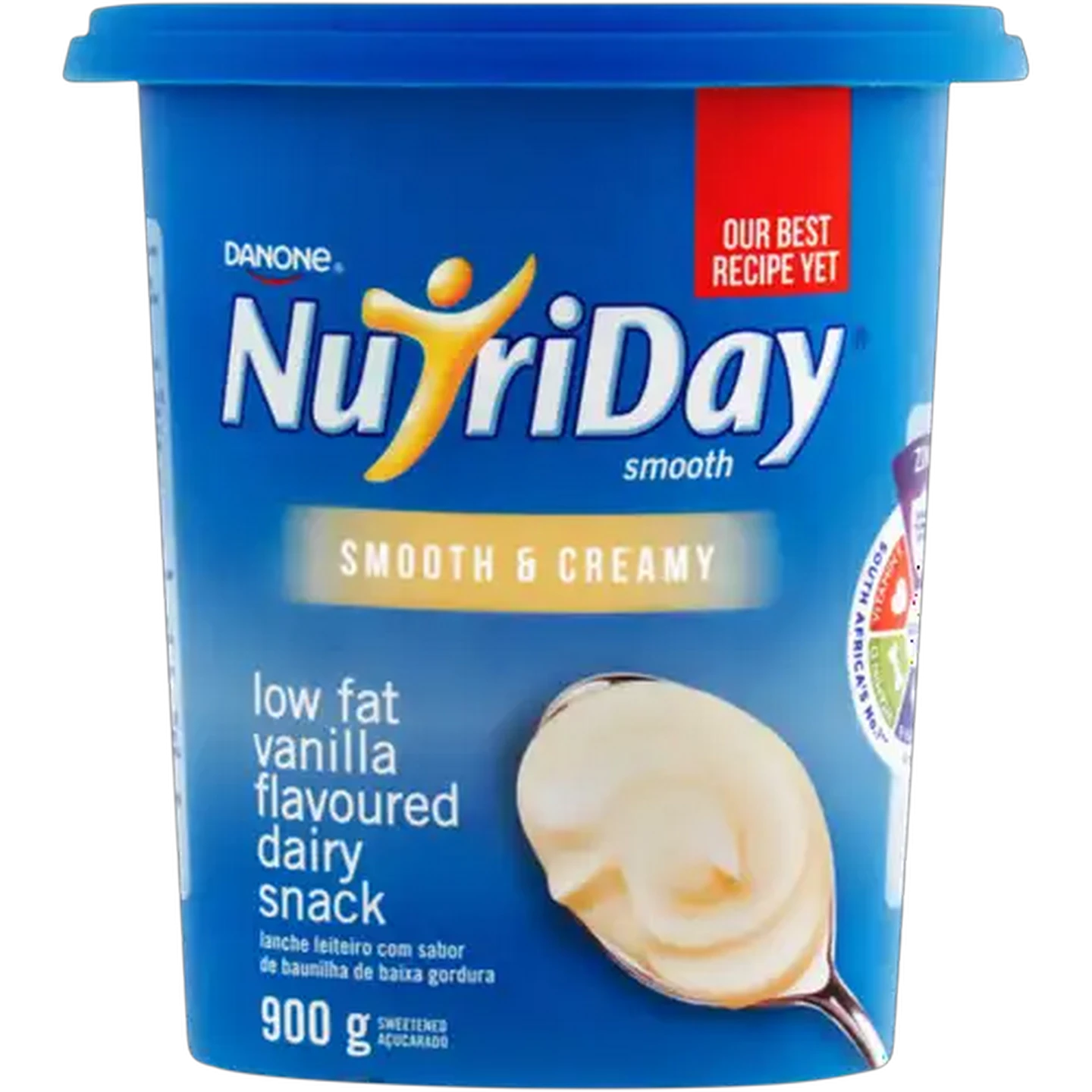 Image of Danone NutriDay Vanilla Flavoured Low Fat Smooth Dairy Snack 900g