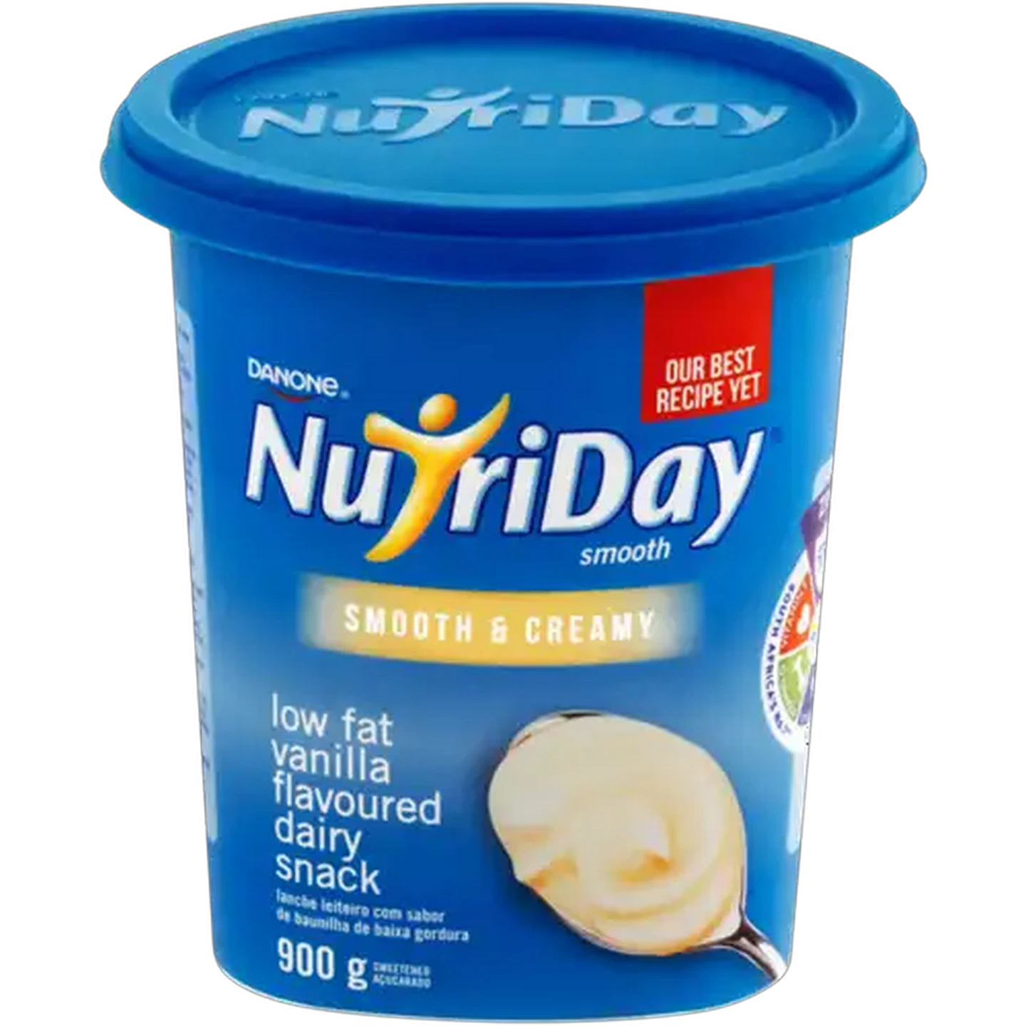 Image of Danone NutriDay Vanilla Flavoured Low Fat Smooth Dairy Snack 900g