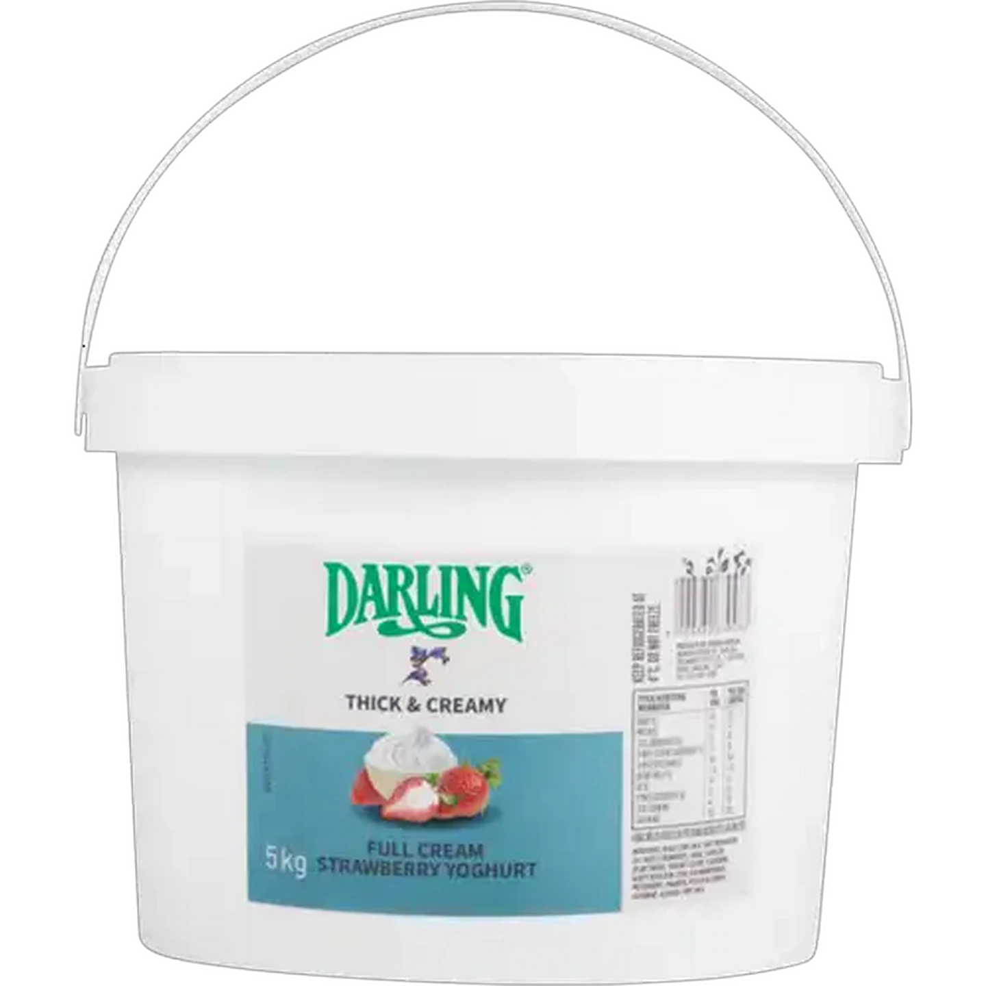 Image of Darling Thick & Creamy Strawberry Full Cream Yoghurt 5kg