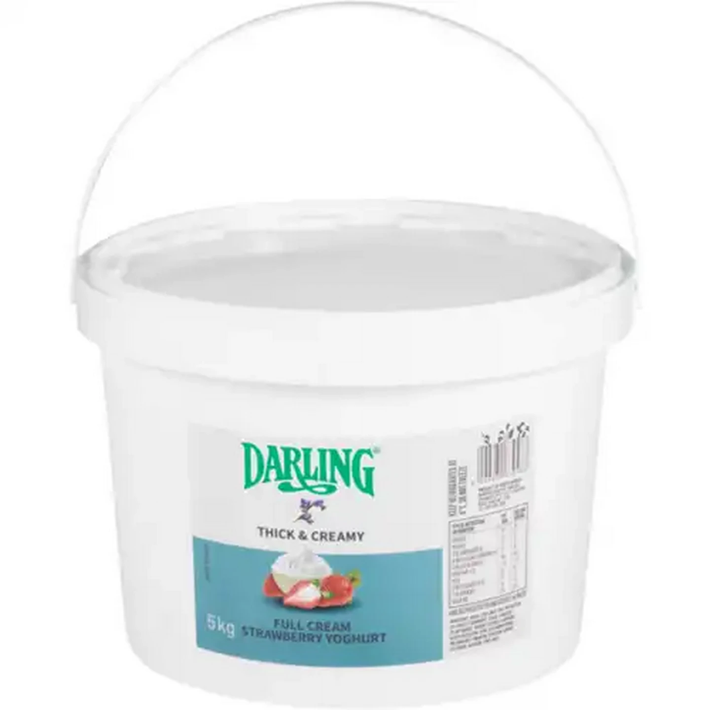 Image of Darling Thick & Creamy Strawberry Full Cream Yoghurt 5kg