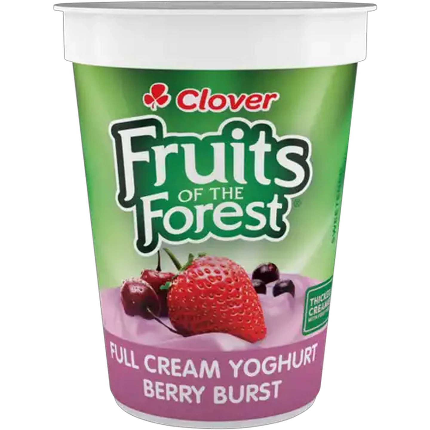 Image of Clover Fruits of the Forest Berry Burst Full Cream Yoghurt 150g