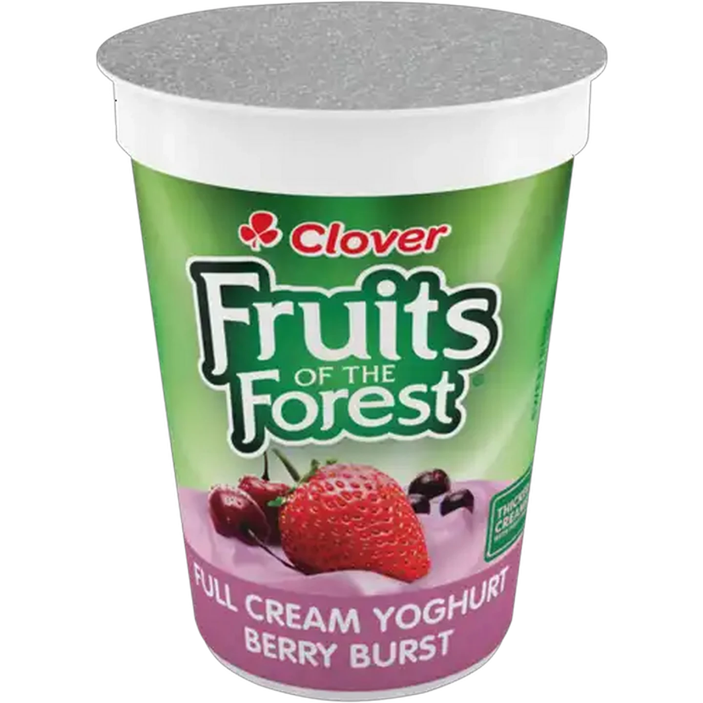 Image of Clover Fruits of the Forest Berry Burst Full Cream Yoghurt 150g