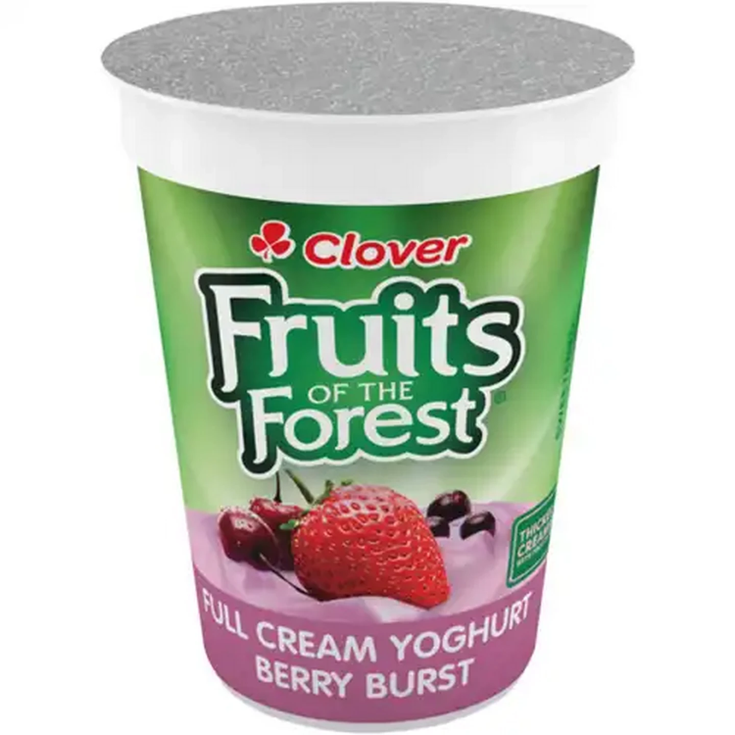 Image of Clover Fruits of the Forest Berry Burst Full Cream Yoghurt 150g