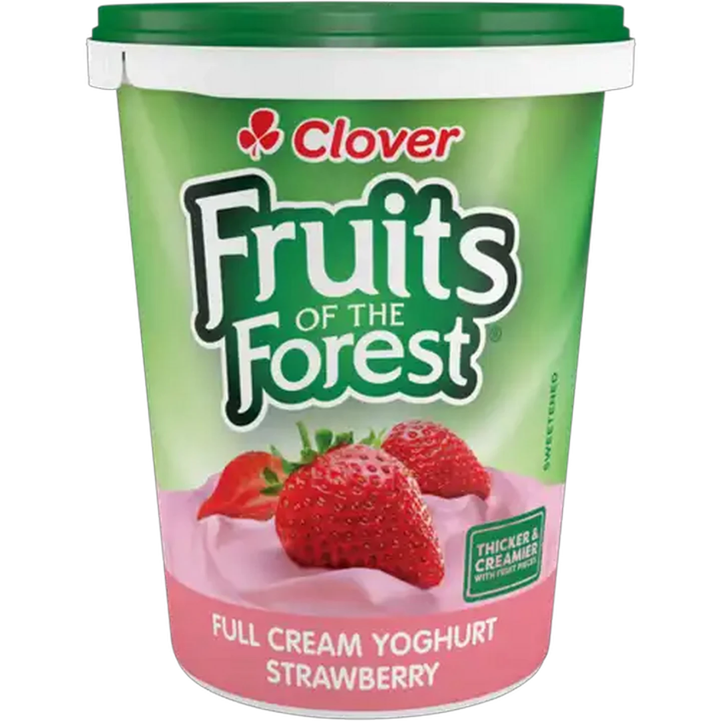 Image of Clover Fruits of the Forest Strawberry Full Cream Yoghurt 500g