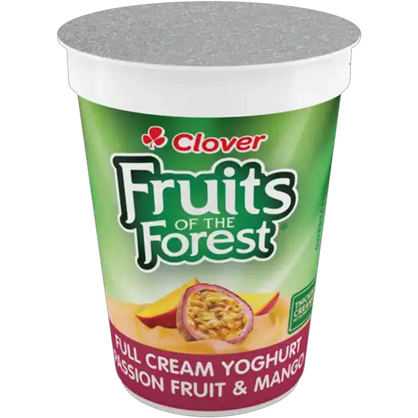 Image of Clover Fruits of the Forest Passion Fruit & Mango Full Cream Yoghurt 150g