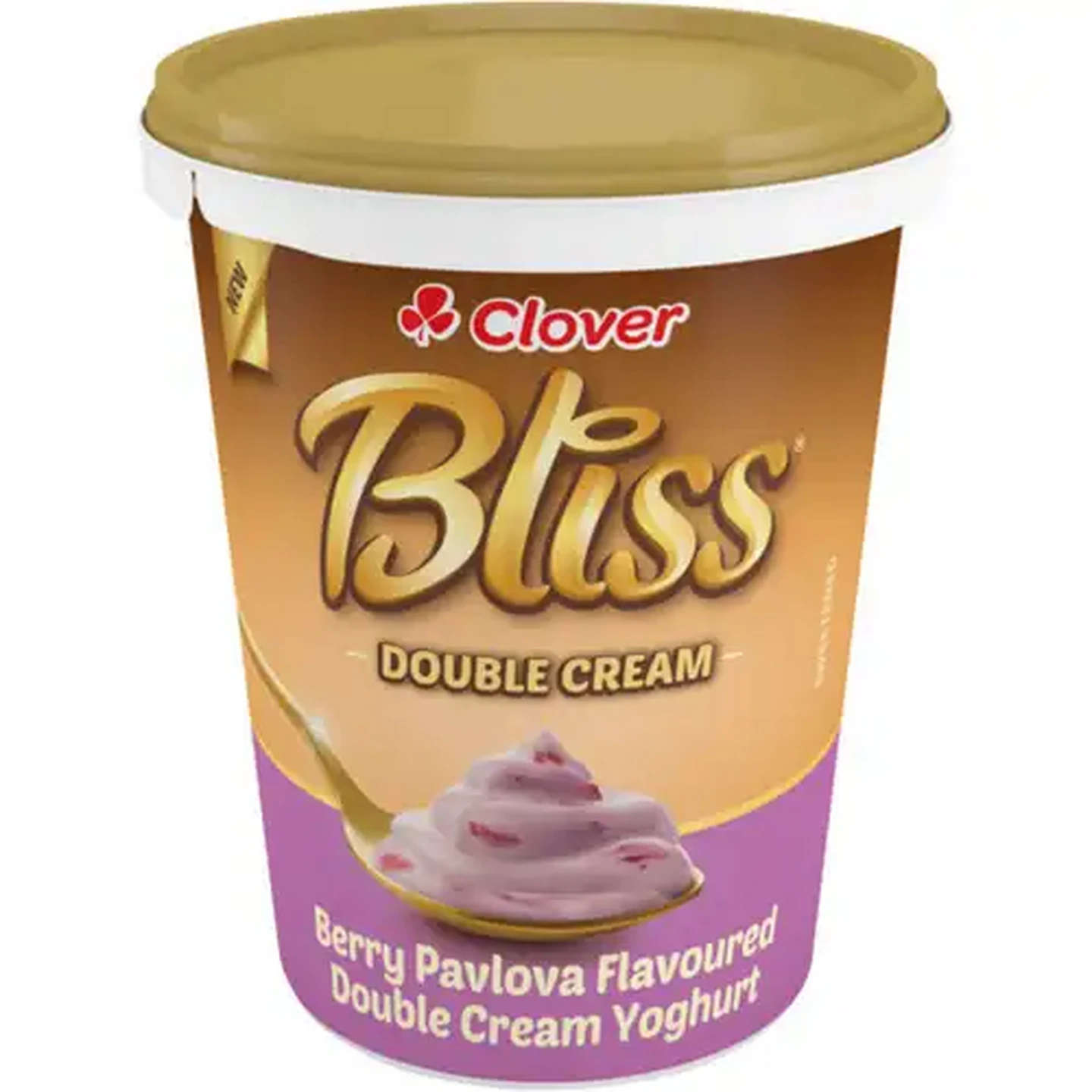 Image of Clover Bliss Berry Pavlova Flavoured Double Cream Yoghurt 500g