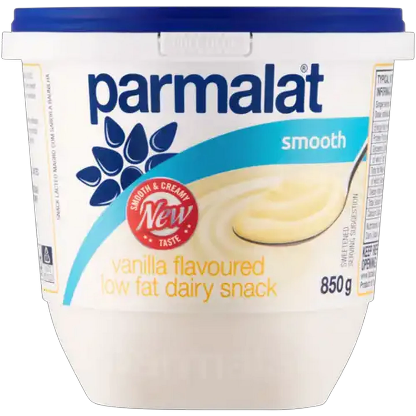 Image of Parmalat Vanilla Flavoured Smooth Low Fat Dairy Snack 850g