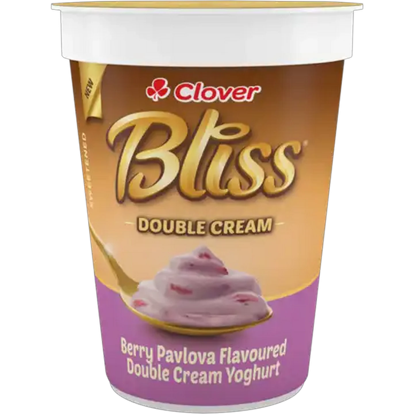 Image of Clover Bliss Berry Pavlova Flavoured Double Cream Yoghurt 150g