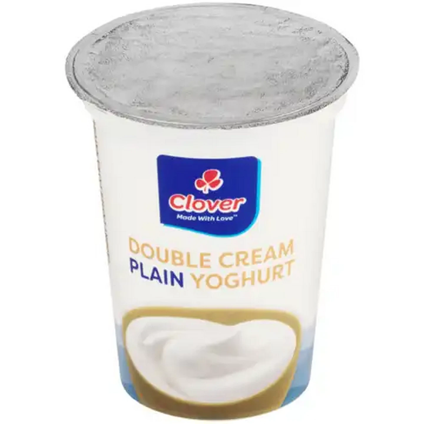 Image of Clover Plain Double Cream Yoghurt 150g