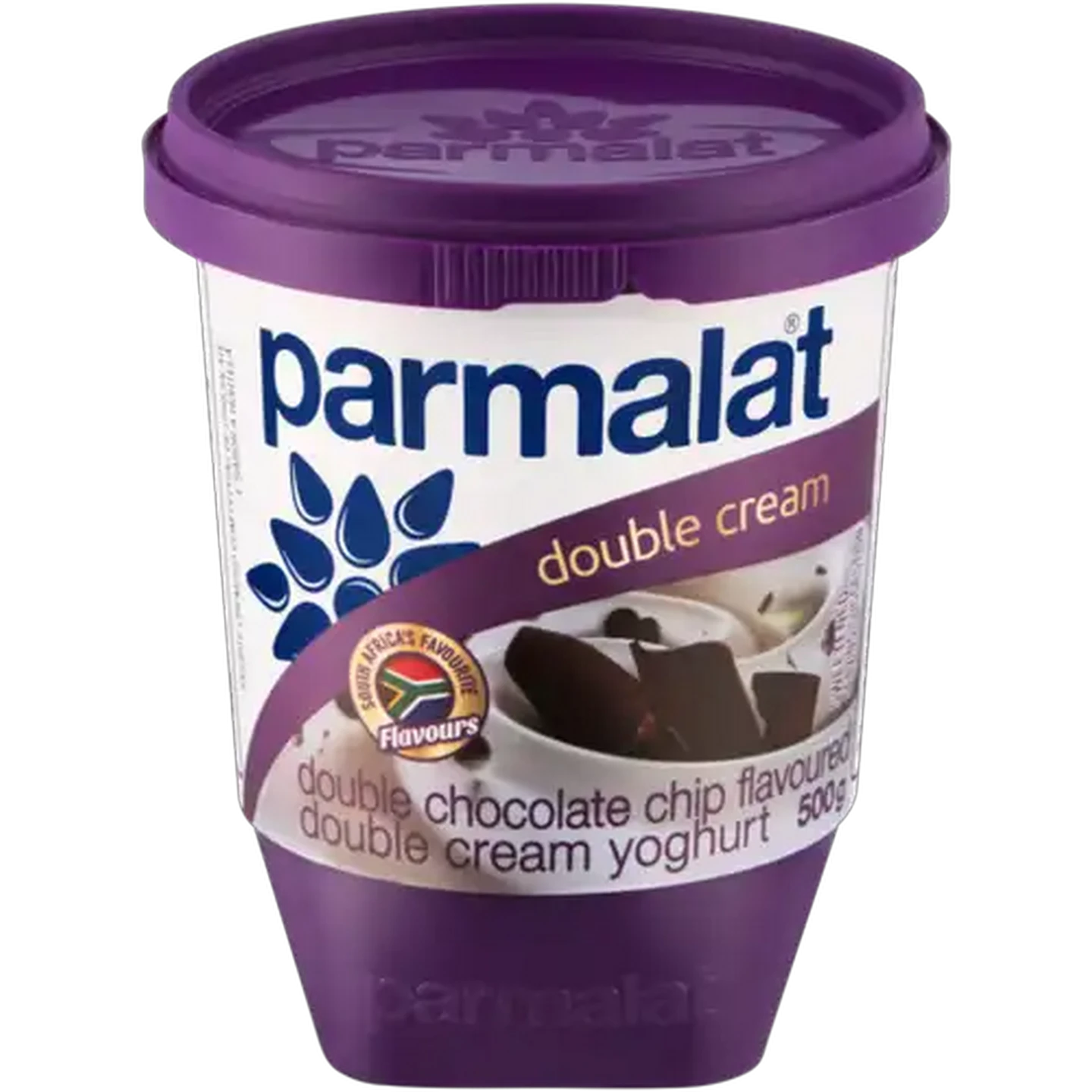 Image of Parmalat Double Chocolate Chip Flavoured Double Cream Yoghurt 500g