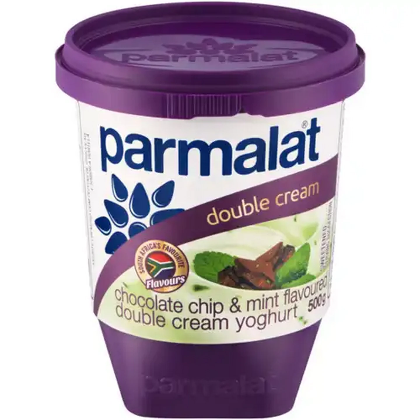 Image of Parmalat Chocolate Chip & Mint Flavoured Double Cream Yoghurt 500g