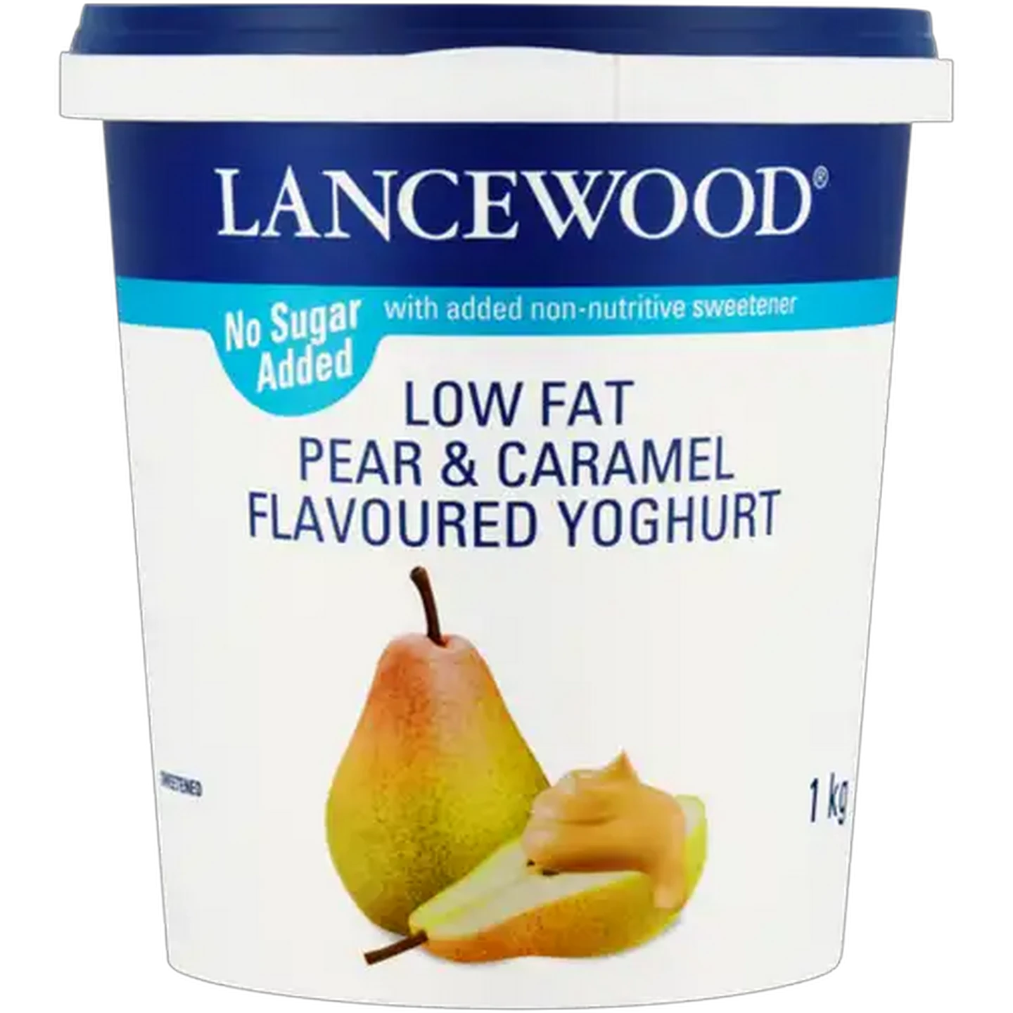 Image of LANCEWOOD Pear & Caramel Flavoured Low Fat Yoghurt 1kg