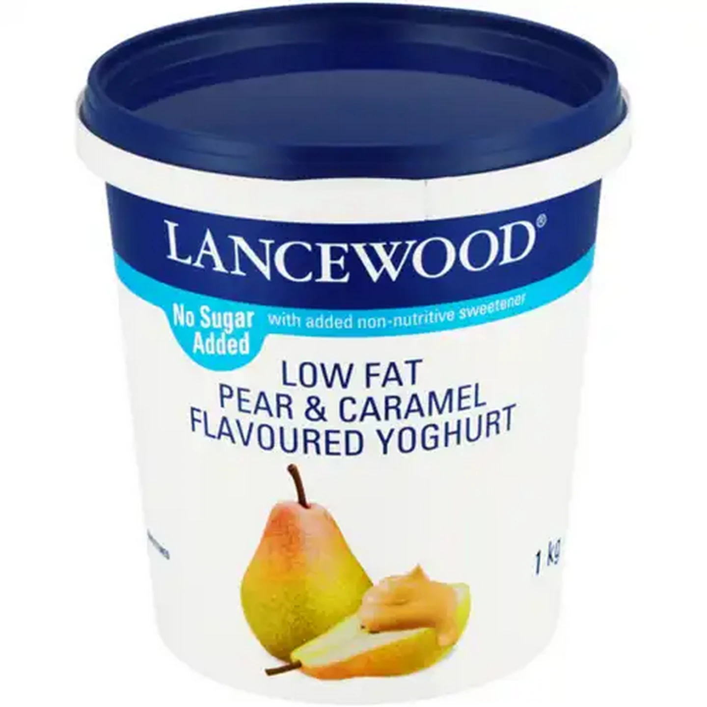 Image of LANCEWOOD Pear & Caramel Flavoured Low Fat Yoghurt 1kg