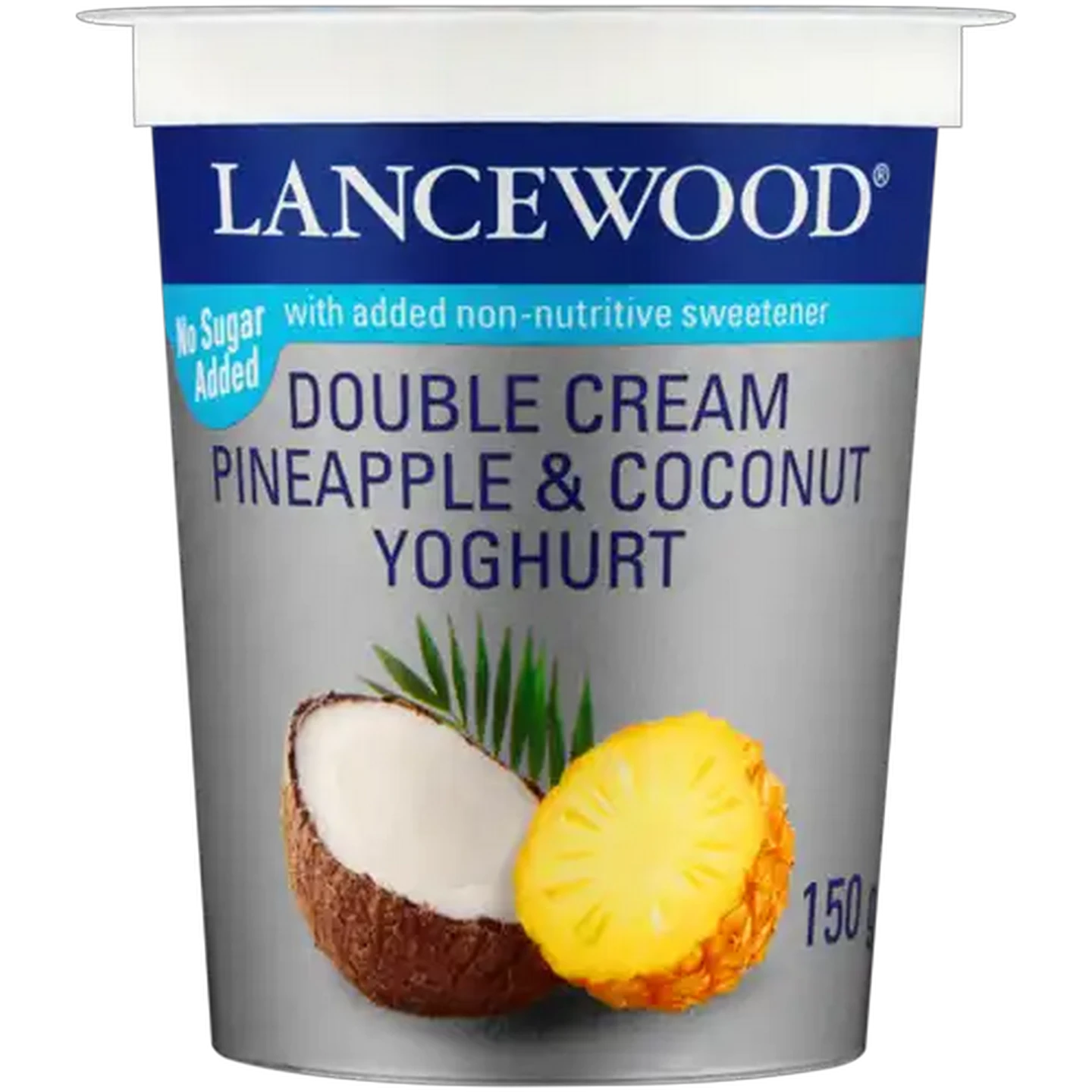 Image of LANCEWOOD Pineapple & Coconut Flavoured Double Cream Yoghurt 150g